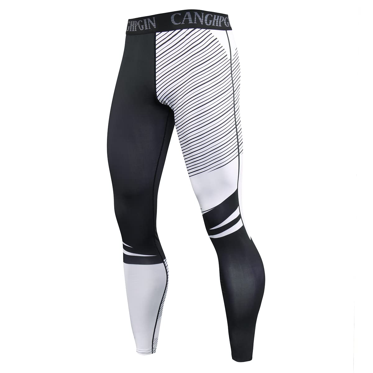 Men's Long Sleeve Compression Shirt & Workout Pants Set - Moisture Wicking Athletic Running Sports Outfit - Gym Tights & Performance Top for Training, Jogging, Yoga - Black Activewear for Men