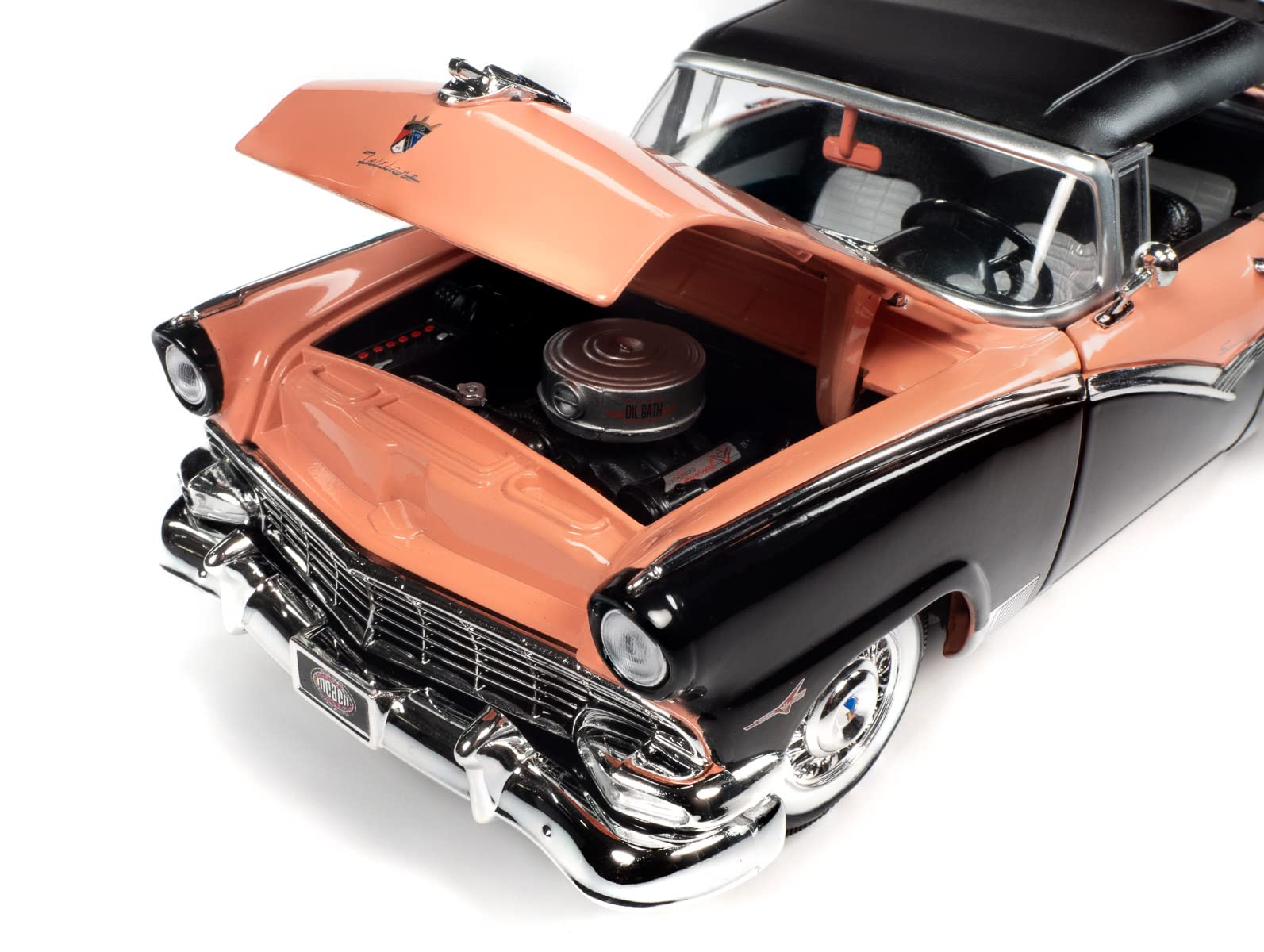 1956 Ford Fairlane Sunliner Diecast Model Car 1:18 Scale - American Muscle Classic Collectible for Car Enthusiasts | Perfect for Display, Gifts, and Model Car Collections