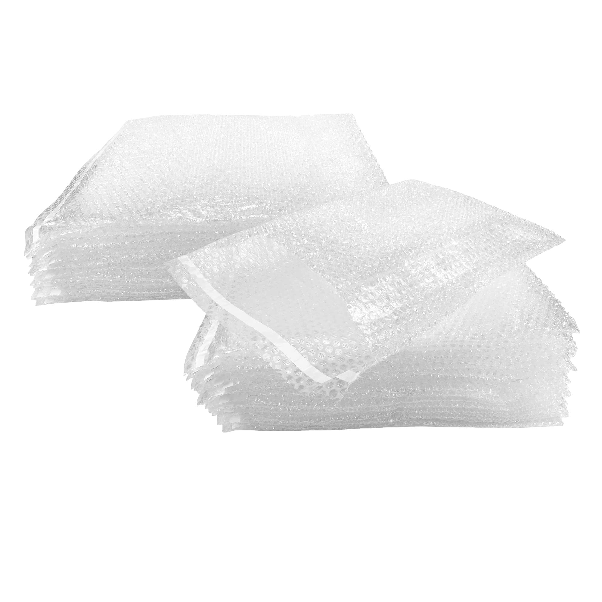 50 Pack 8x11.5 Inch Self Sealing Plastic Bags for Moving, Storage & Shipping - Durable Resealable Pouch for Packing, Organizing & Mailing (Household, Office & Business Use)