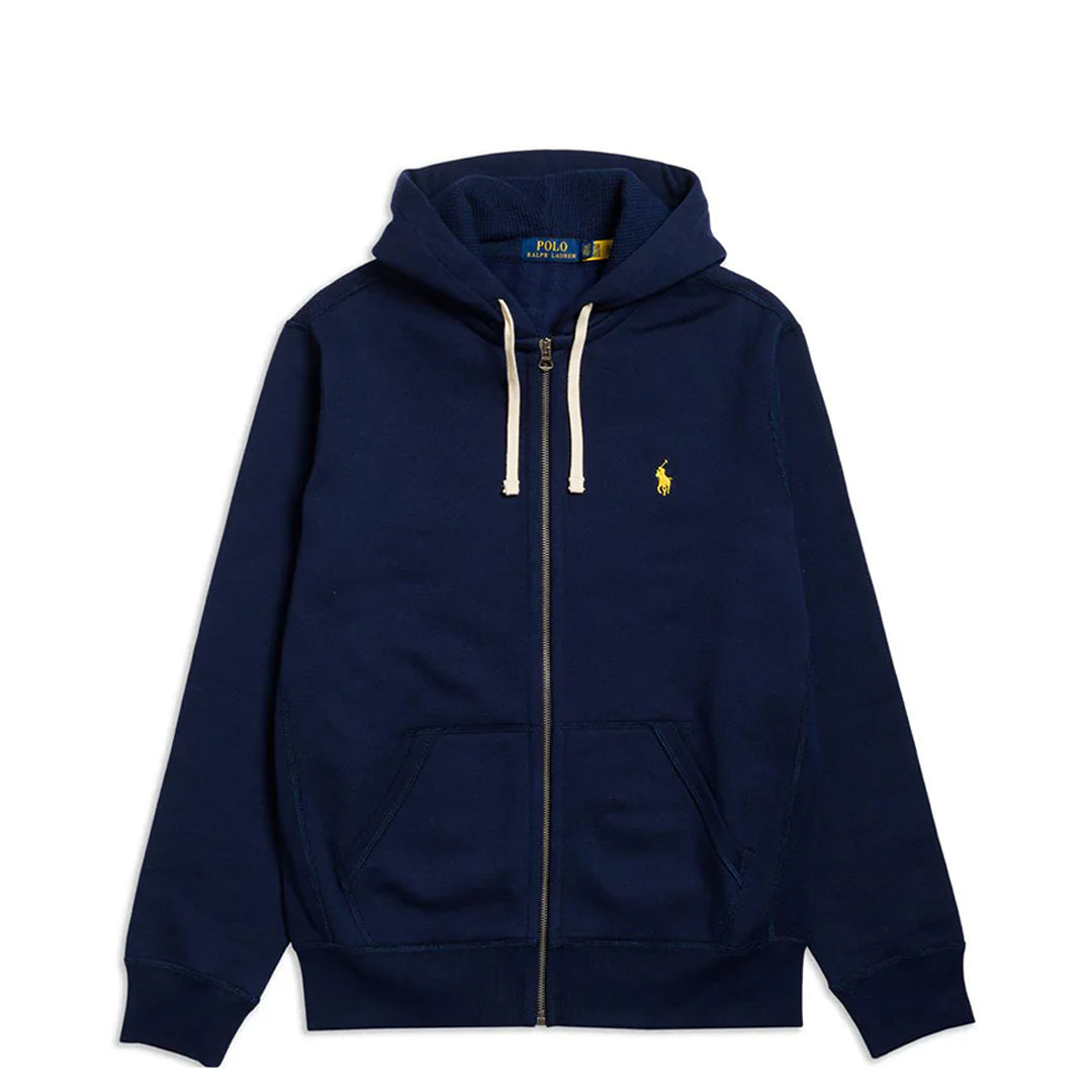 Classic Full Zip Fleece Hoodie for Men & Women - Soft & Warm Cruise Navy Pullover - Perfect for Outdoor Activities, Casual Wear & Travel