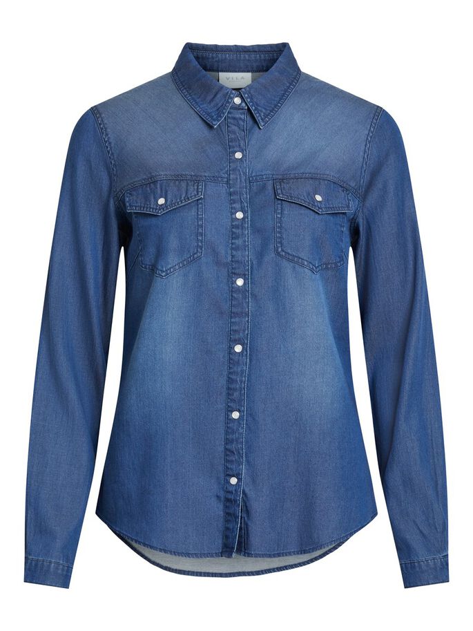 Luca Denim Shirt for Men - Dark Wash Casual Button Down Shirt - Perfect for Work, Date Night & Outdoor Activities