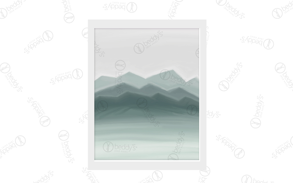 Misty Mountains Digital Art Print Download - High Resolution Landscape Wall Decor for Home, Office & Gifts
