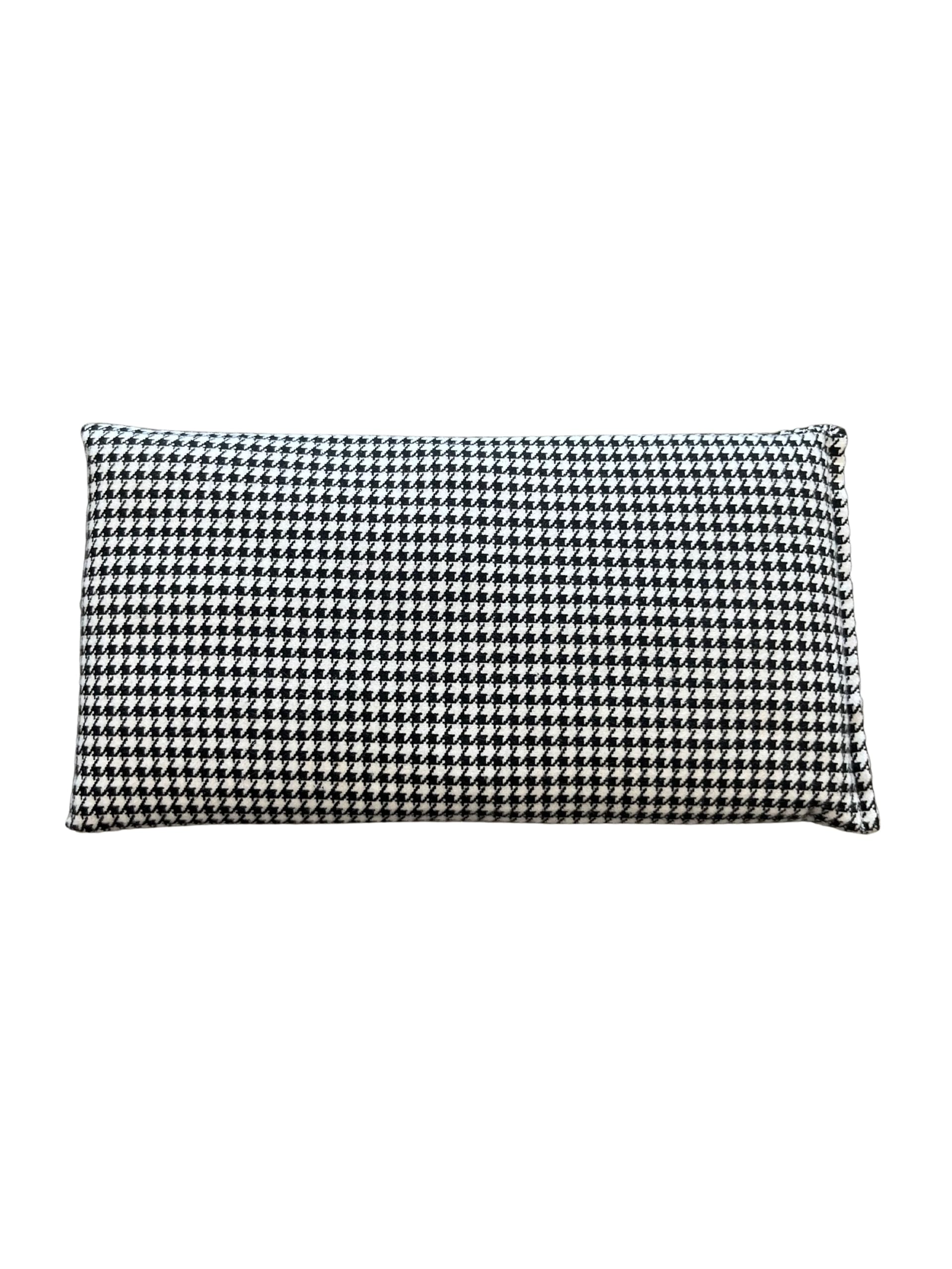 Hot & Cold Therapy Pack for Rice & Lavender - Microwaveable & Reusable Pain Relief for Neck, Back, Shoulders - Perfect for Muscle Relaxation & Stress Relief (Black Check Pattern)