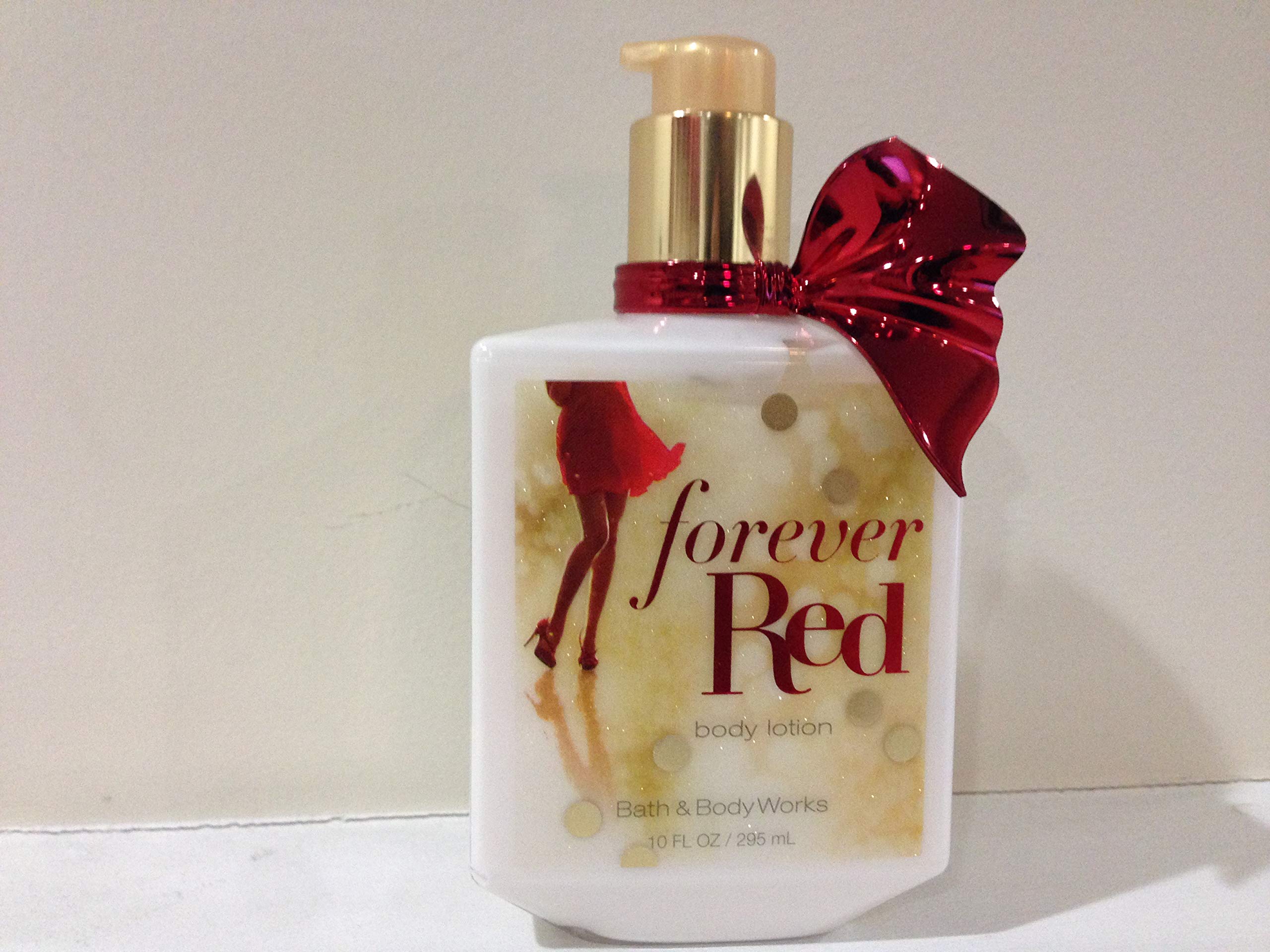 Bath & Body Works Forever Red Perfumed Body Lotion - 10 oz Full Size Moisturizing Cream with Luxurious Floral Scent | Discontinued Fragrance for Women | Perfect for Date Nights & Special Occasions