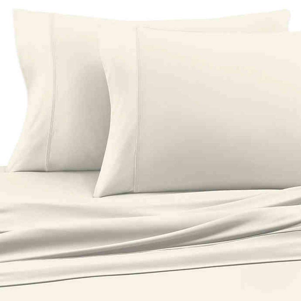 SHEEX Breezy Cooling Sheet Set - Queen Size, 2 Pillowcases, Breathable & Silky-Soft Fabric, Ivory | Perfect for Hot Sleepers & Summer Nights
