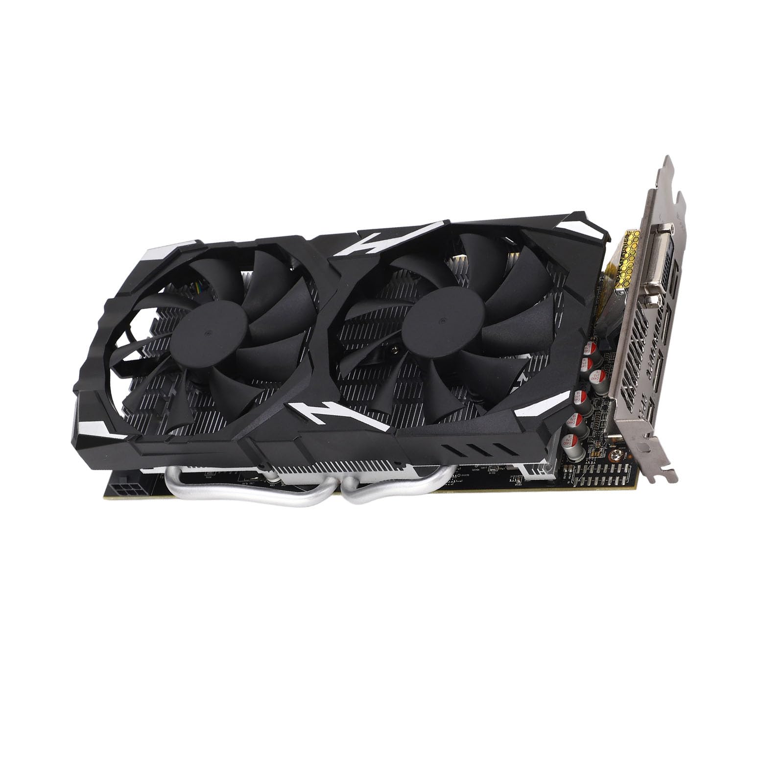 Bewinner RX580 8GB GDDR5 256-bit Gaming Graphics Card with Dual Fans (1284/7000MHz) - HDMI & 3x DP Ports for PC Gaming, Video Editing & Cryptocurrency Mining | High Performance Desktop GPU for Gamers & Content Creators