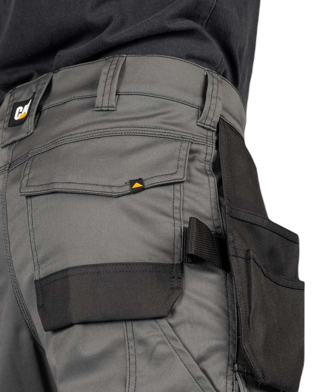 Caterpillar Essential Stretch Knee Pocket Work Pants - Durable & Comfortable Holster Trousers for Construction, Landscaping & Outdoor Work