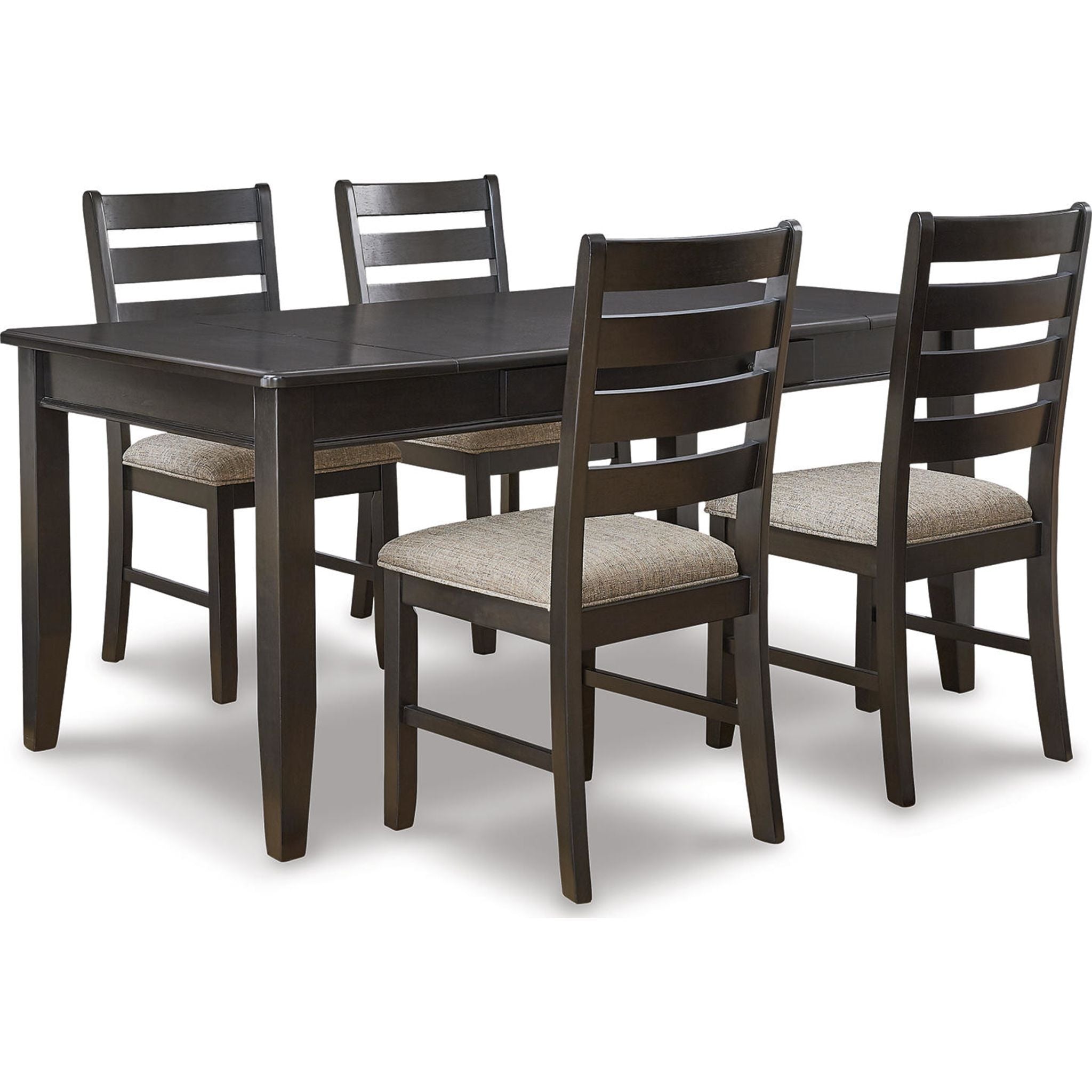 Ambenrock 5-Piece Outdoor Dining Set - Patio Furniture with Table and 4 Chairs, Weather-Resistant for Garden, Backyard, Deck, and Poolside Use