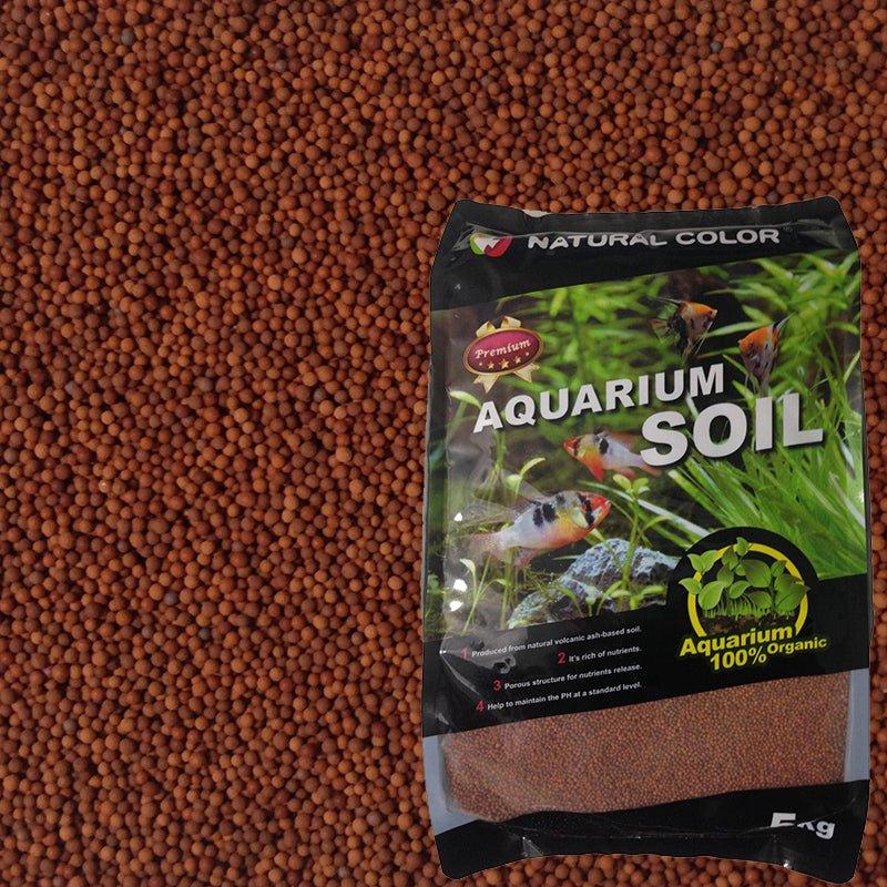 Natural Red Volcanic Substrate 1-2mm Grain Size - 5kg for Aquascaping, Terrariums & Planted Tanks - Porous Lava Rock for Drainage & Root Growth