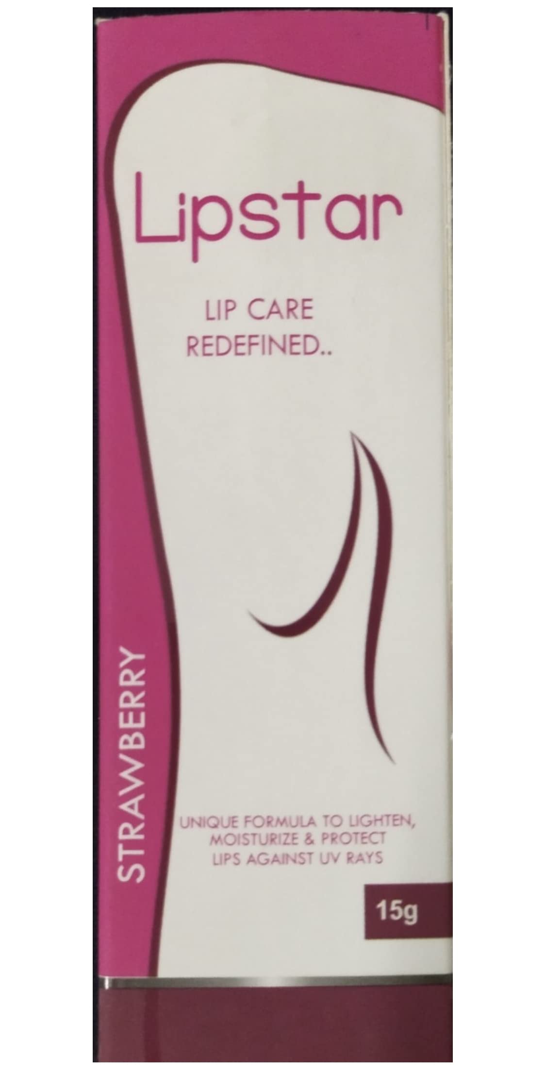 Lipstar Strawberry Lip Balm - 15g Hydrating & Nourishing Lip Care for Dry, Chapped Lips - Perfect for Winter Skincare & Daily Moisturizing