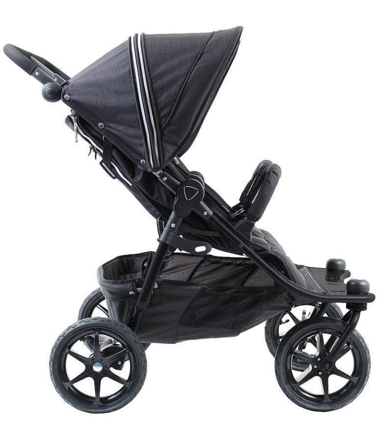 Valco Baby Duo X Double Stroller - Lightweight & Compact Side by Side Stroller for Twins - Perfect for Travel, Shopping & Outdoor Adventures