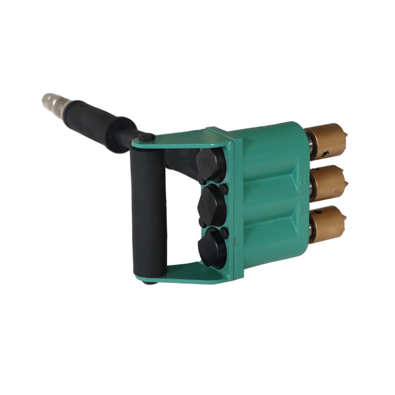 INTBUYING Hand-Held Triple Head Pneumatic Concrete Scabbler - 3 Head Air Scabbler for Concrete Surface Prep | Ideal for Construction, Renovation & Concrete Removal Projects