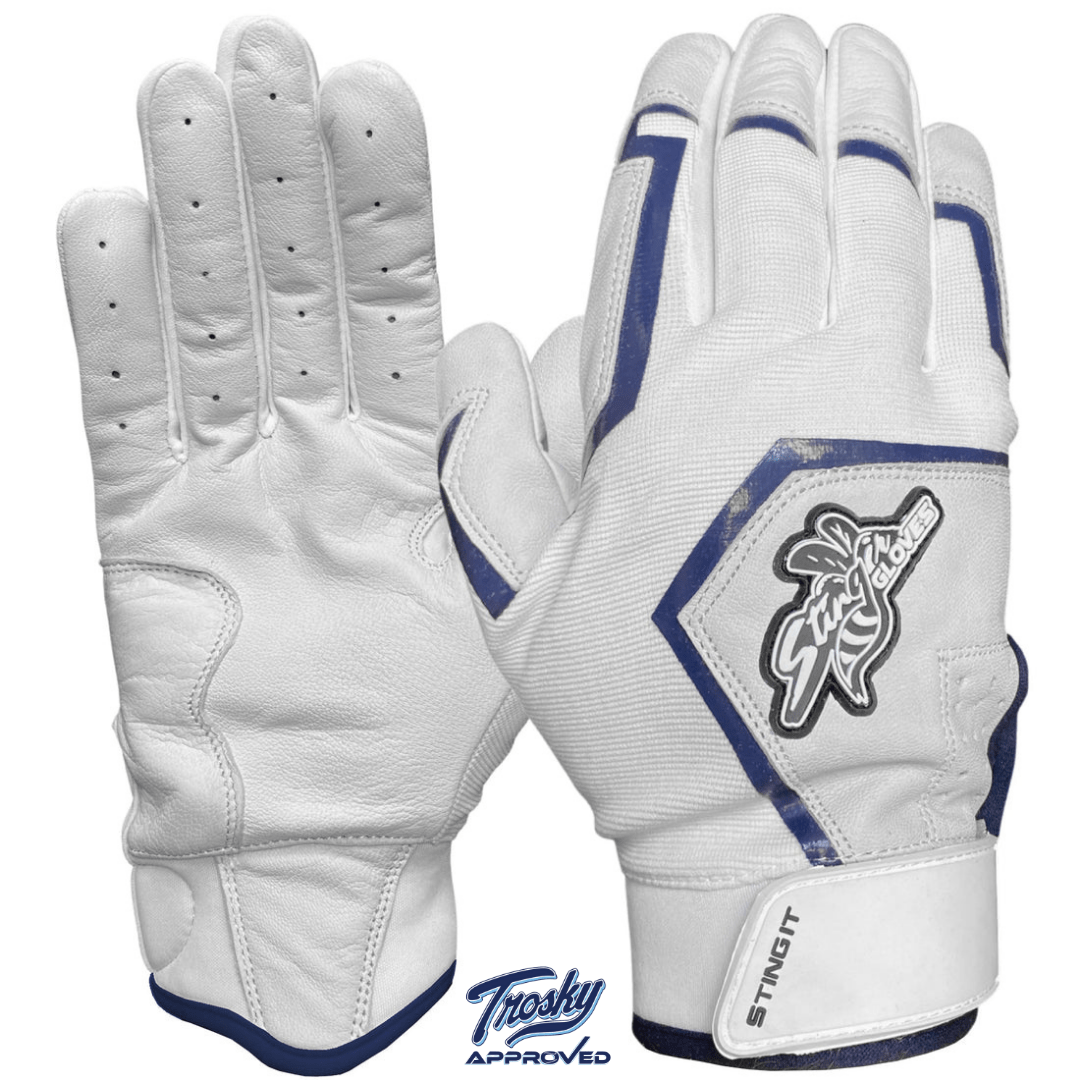Sting Squad Baseball Batting Gloves for Men & Women - Navy Blue - Lightweight & Breathable for Enhanced Grip & Comfort - Perfect for Training, Games & Outdoor Sports
