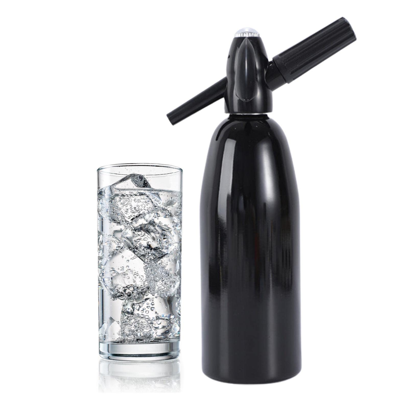 Zymay Soda Maker Machine - Home Carbonated Water Dispenser for Sparkling Water, Seltzer & DIY Soda Drinks | Perfect for Kitchen, Bar, Parties & Healthy Hydration