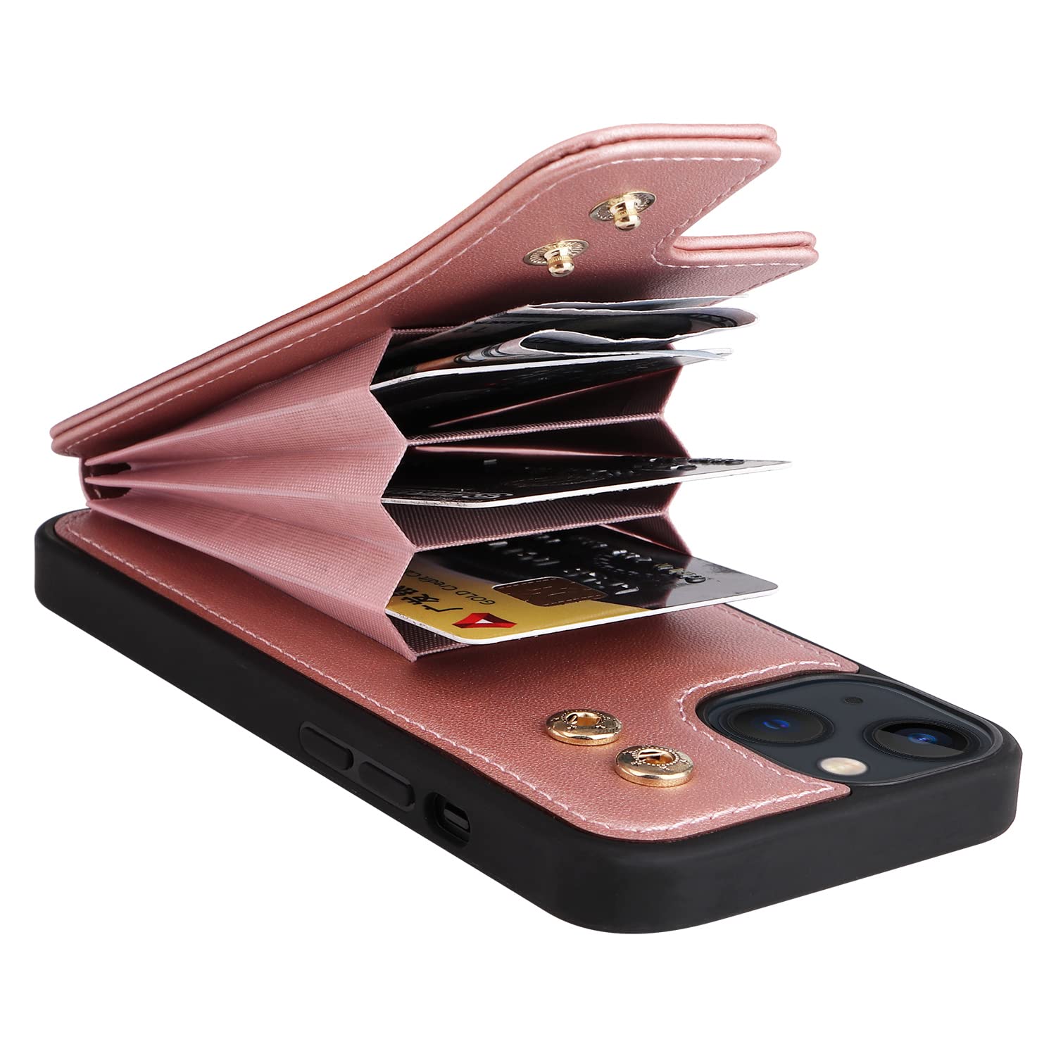 LBYZCASE 360° Rotating Wallet Case for iPhone 13 Pro Max (6.7