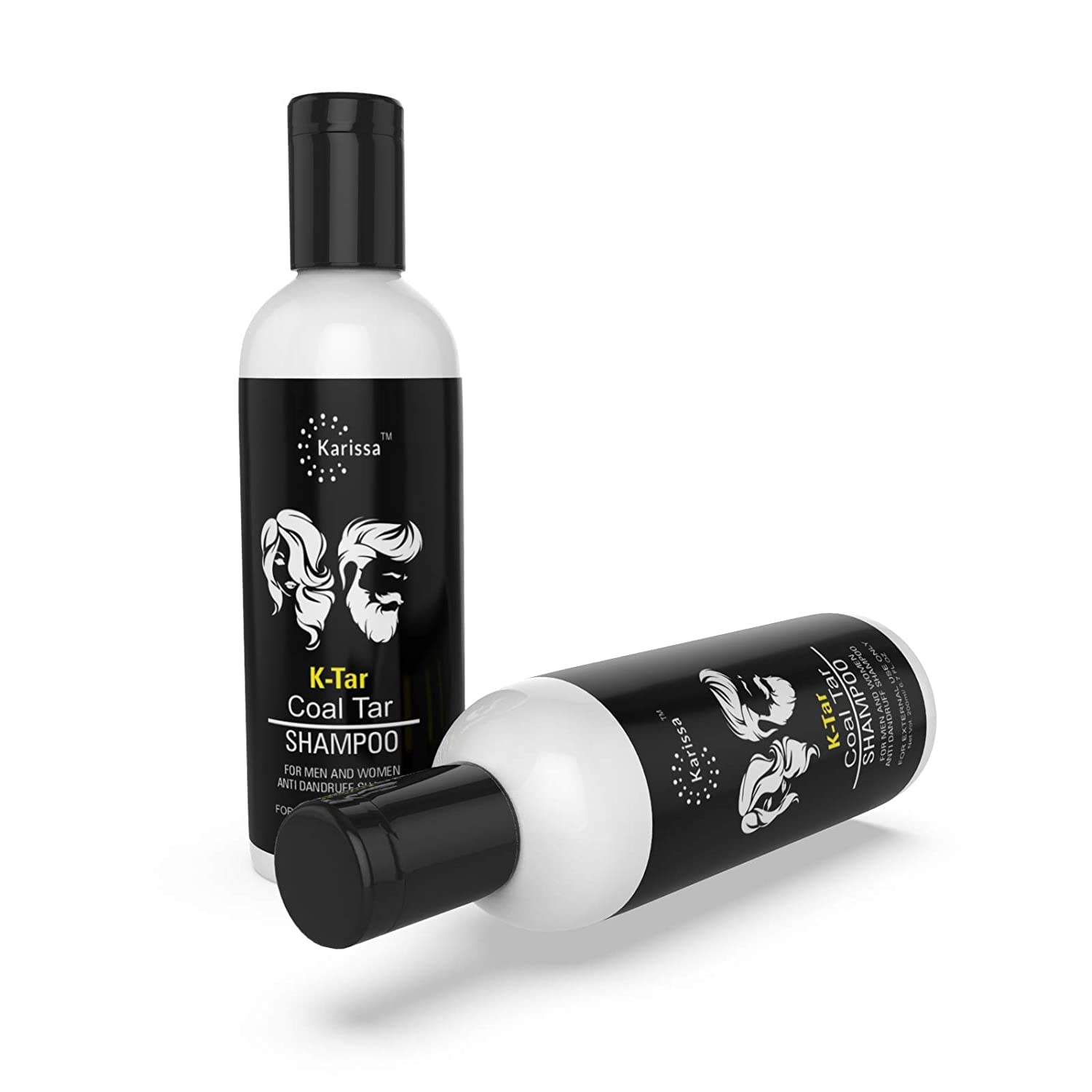 KTAR Anti Itch & Dandruff Shampoo 200ml - Soothes Itchy Scalp, Relieves Flakes - Perfect for Dry, Sensitive Scalp Care at Home or Travel