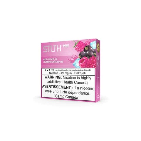 STLTH PRO Pods - Razz Currant Ice Flavor (4mL) | Refillable Vape Pods for STLTH PRO Devices | Perfect for On-the-Go Vaping