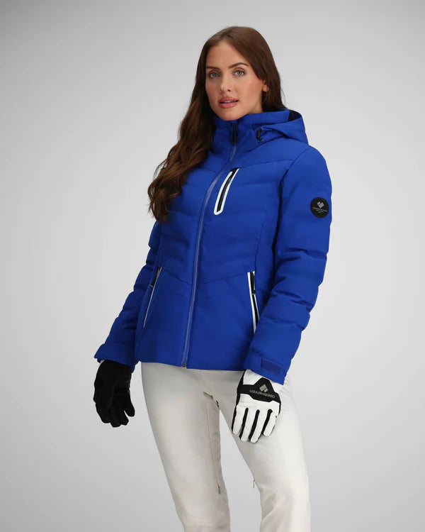 Obermeyer Women's Cosima Down Jacket 2025 - Waterproof Winter Coat with Hood, Lightweight Warm Puffer Jacket for Skiing, Snowboarding & Cold Weather Outdoor Activities