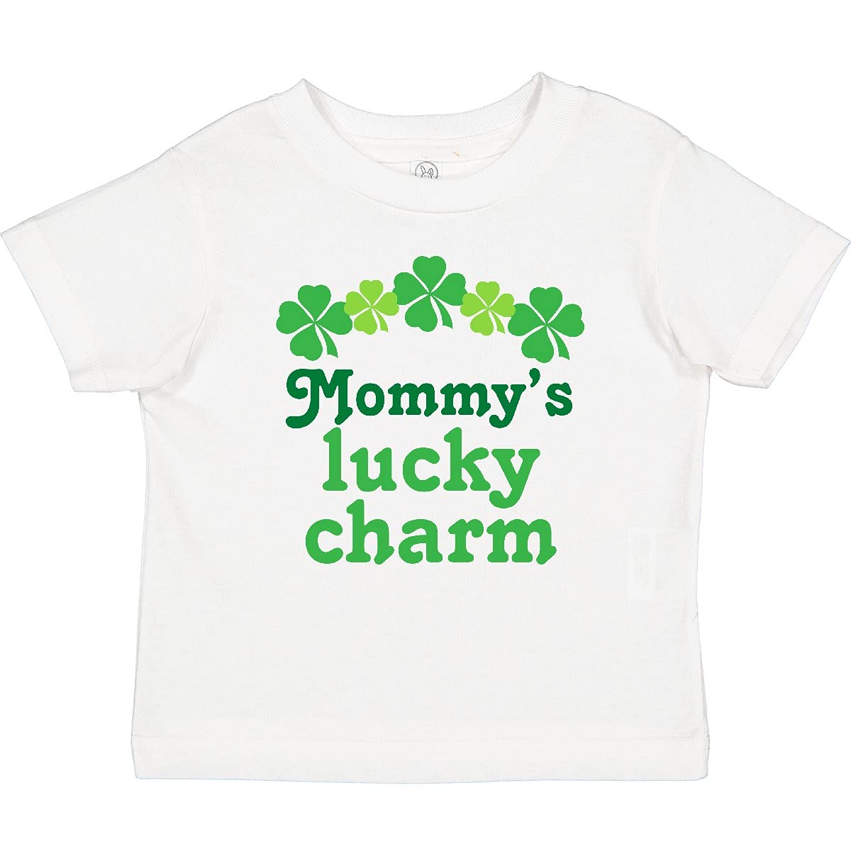 Inktastic Mommy's Lucky Charm St. Patrick's Day Baby T-Shirt - Cute Irish Outfit for Infants & Toddlers - Perfect for St. Paddy's Day Celebrations, Family Photos & Holiday Events