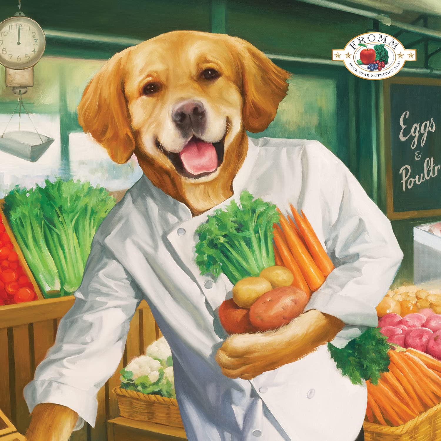 Fromm Four-Star Nutritionals Chicken with Peas & Carrots Dog Treats - Premium Oven Baked Dog Snacks - Grain Free, Natural Ingredients - Chicken Recipe - 8 oz - Perfect for Training Rewards & Daily Treats