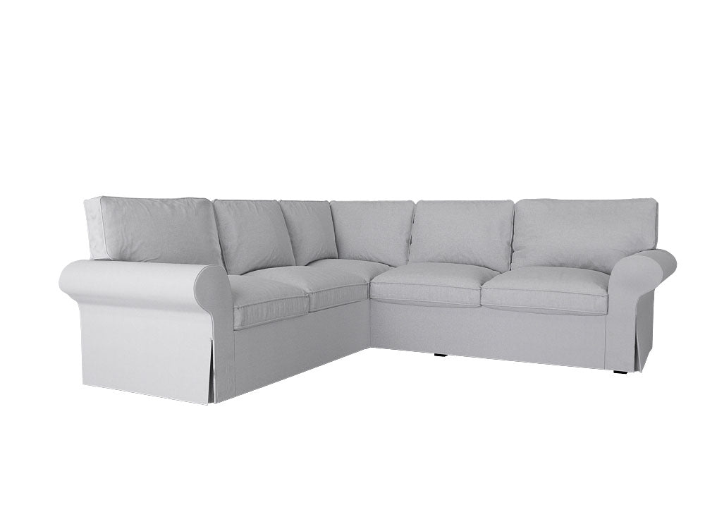 Uppland 4-Seat Corner Sectional Sofa Cover - Stretchable Slipcover for Living Room, Home Decor & Pet Protection