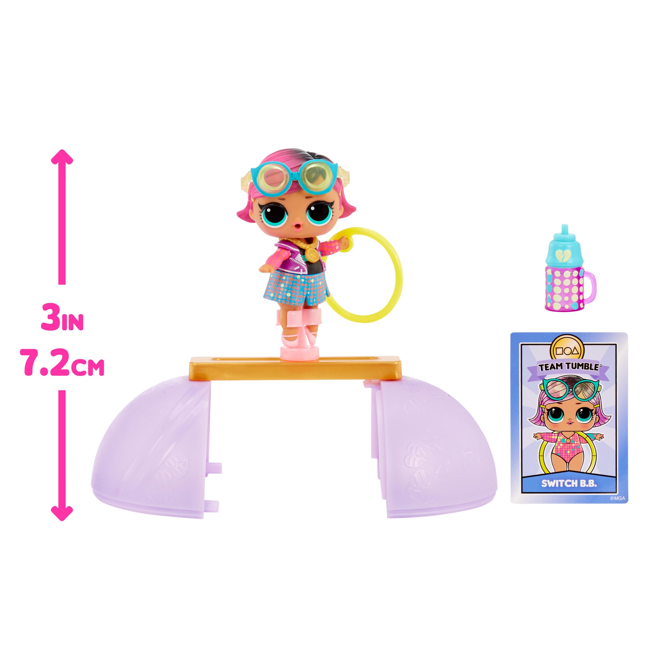 LOL Surprise All Star Sports Gymnastics Doll with 8 Surprises - Collectible Limited Edition Gymnast Doll with Balance Beam Ball - Perfect Gift for Kids & Collectors - Birthday, Christmas, Playtime & Gymnastics Themed Parties