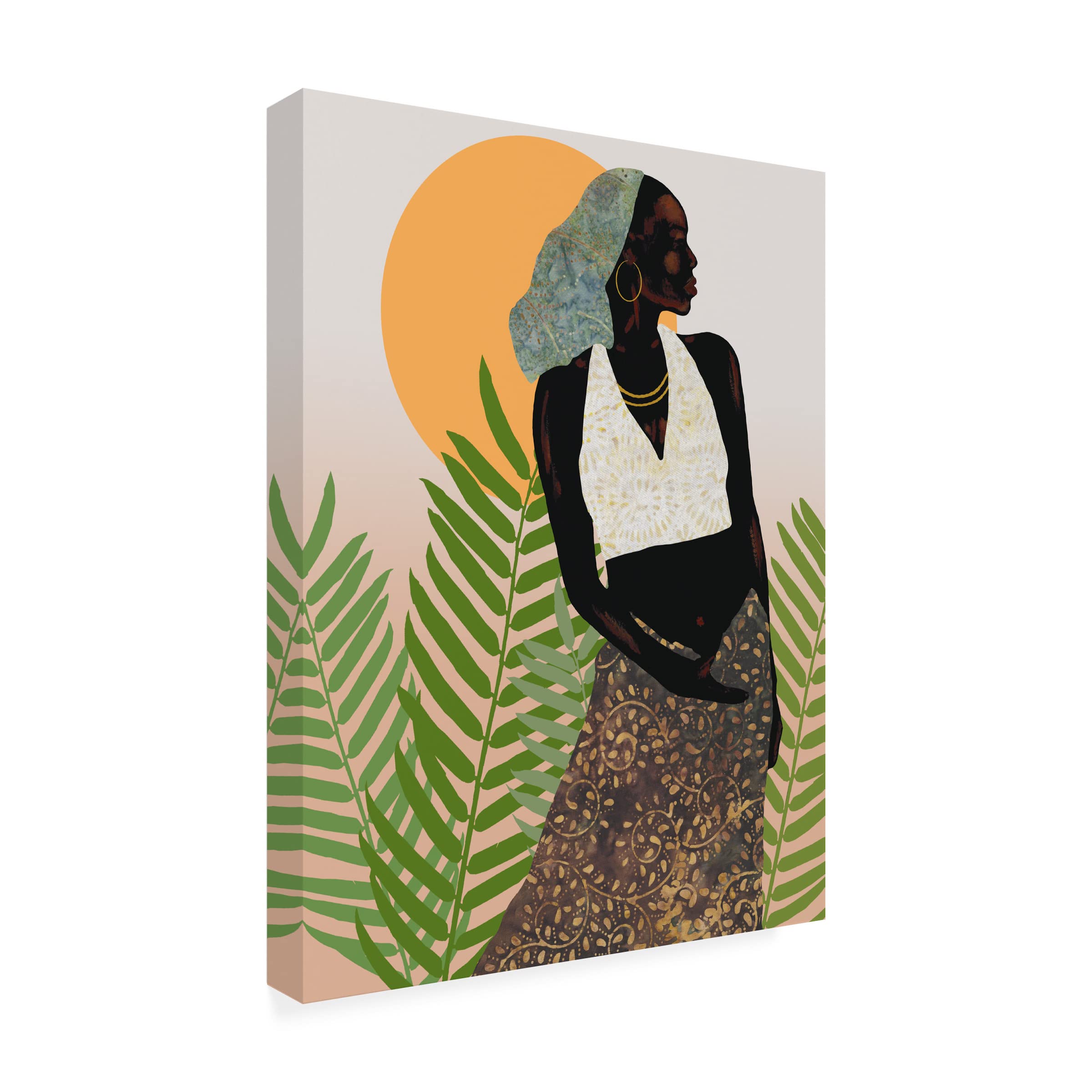 Trademark Fine Art 'Her Grace' Canvas Wall Art by Alonzo Saunders - Elegant Home Decor for Living Room, Bedroom & Office