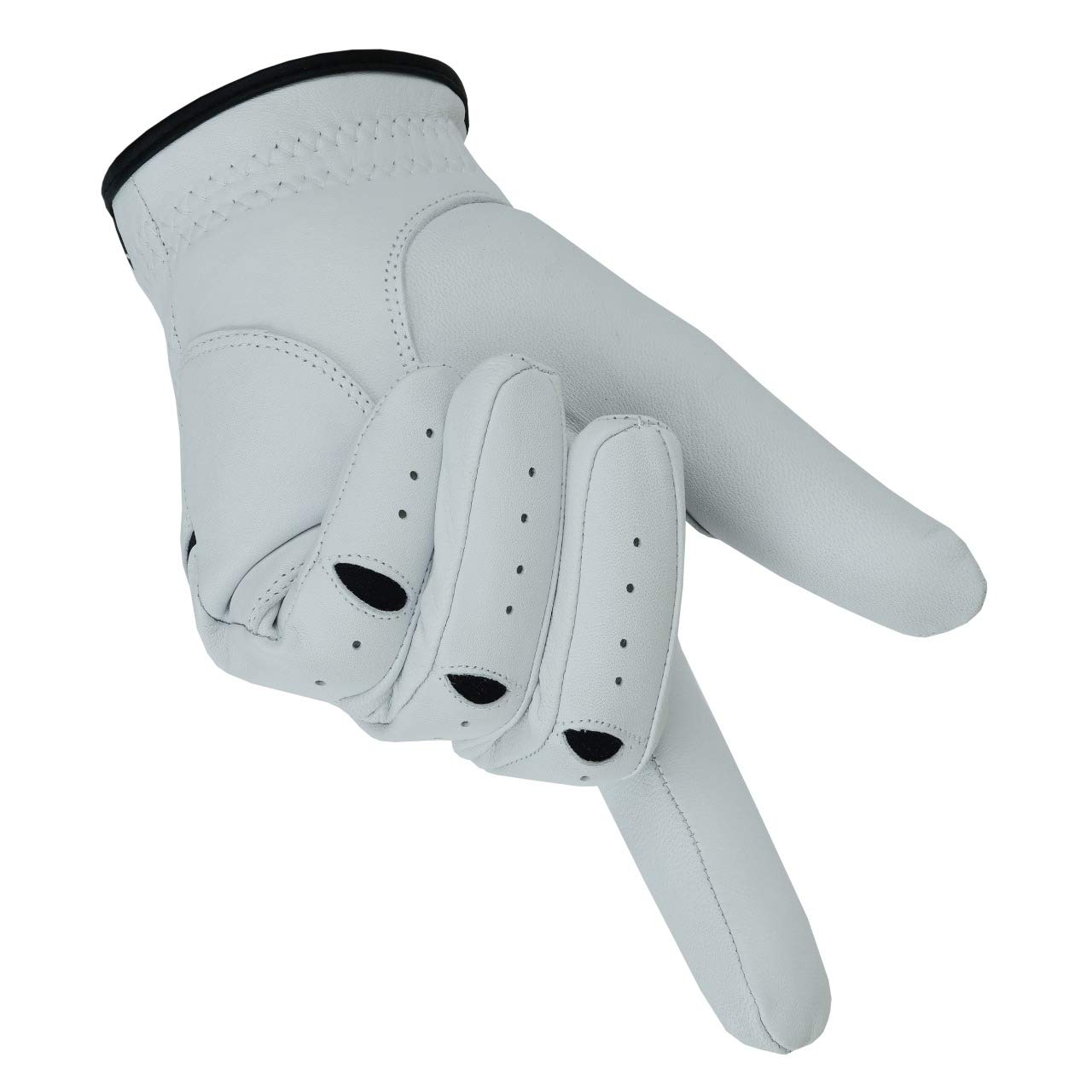 Premium Cabretta Leather Golf Gloves for Men - 3 Pack Left Hand (Regular Sizes) | Durable, Stable Grip & Comfortable Design | Ideal for Practice, Tournaments & Professional Play