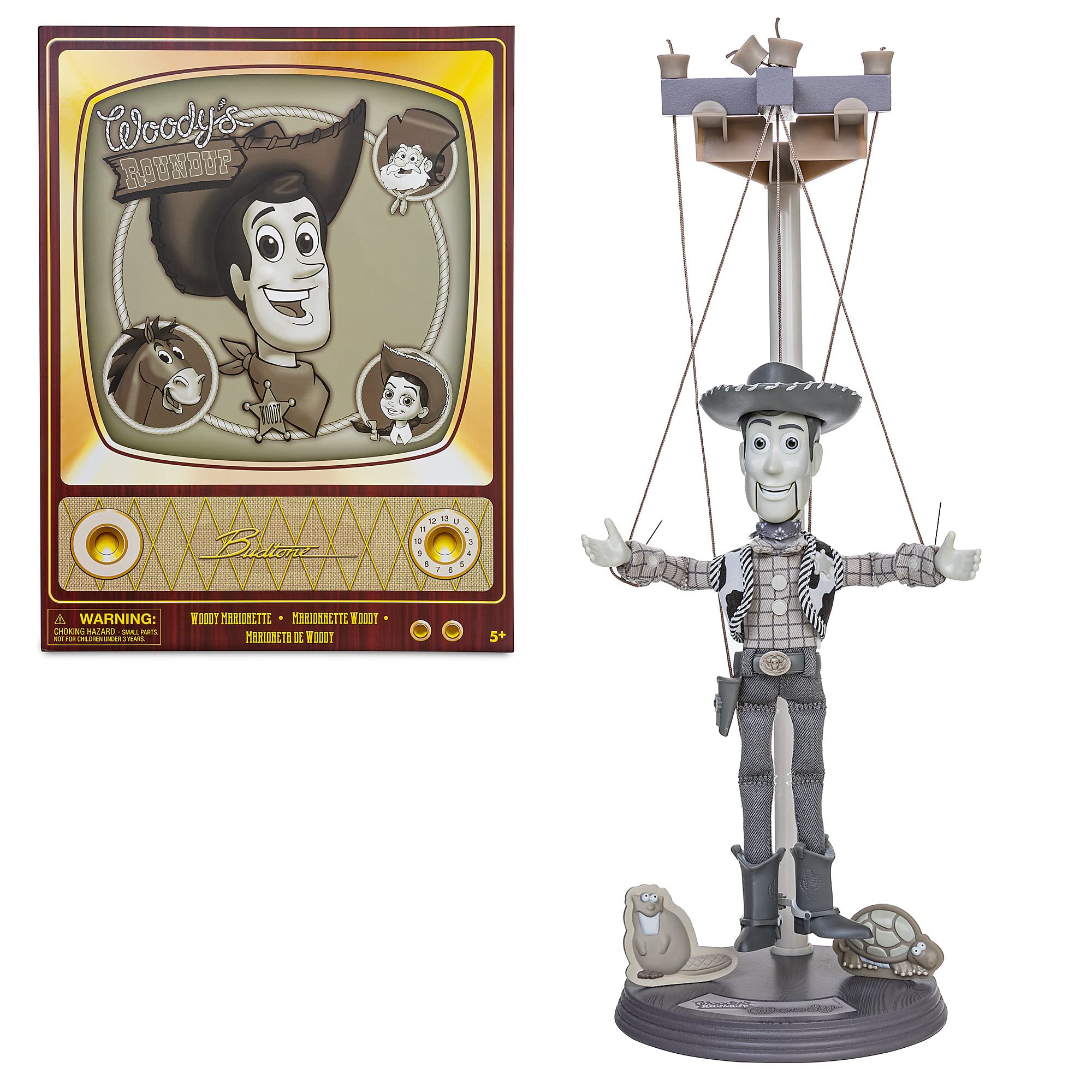 Disney Pixar Woody Marionette Puppet - Official Toy Story Collectible Doll for Kids & Fans - Perfect for Playtime, Decor, and Gifts