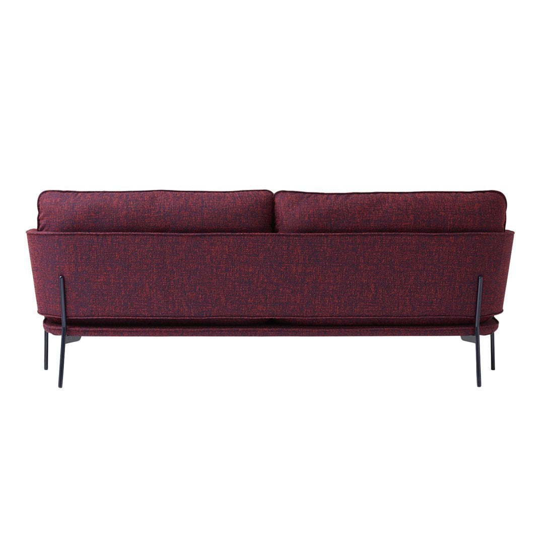 Cloud LN3.2 3-Seater Sofa - Modern Fabric Couch for Living Room, Lounge & Apartment - Comfortable Sectional Sofa with Soft Cushions for Family Relaxation & Entertainment