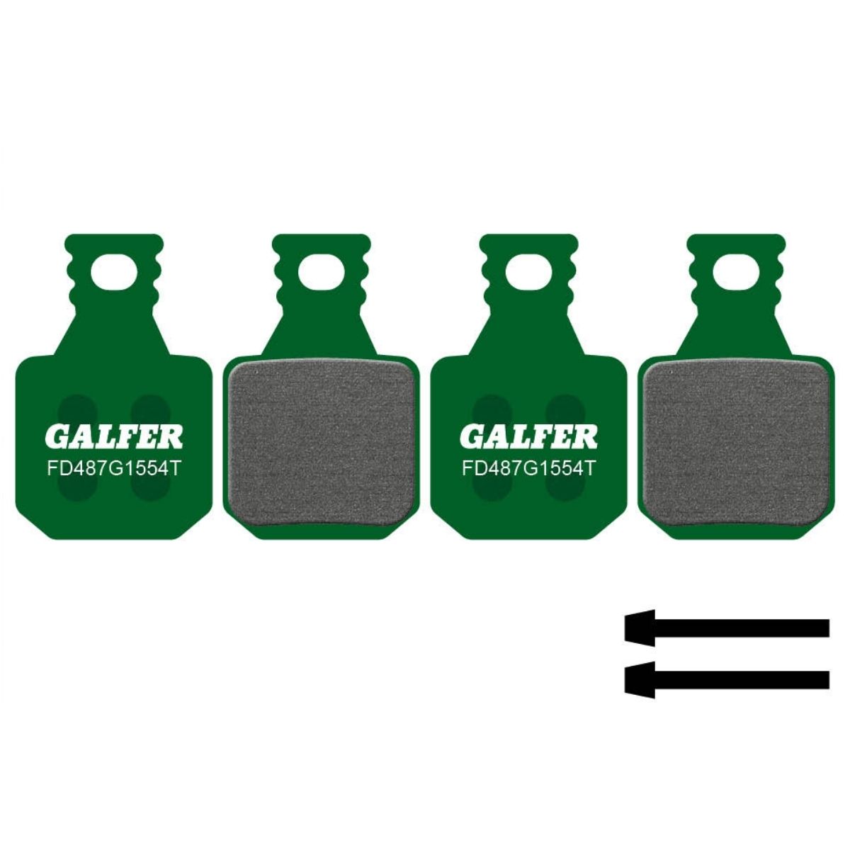 Galfer Brake Pads for Magura Marta MT5 & MT7 - High-Performance Disc Brake Pads for Mountain Bikes - Perfect for Trail Riding, Downhill & Enduro Cycling