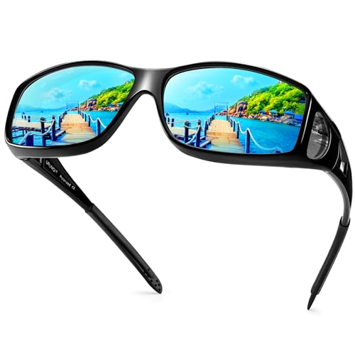 A24 Glossy Black Frame/Blue Mirrored Lens