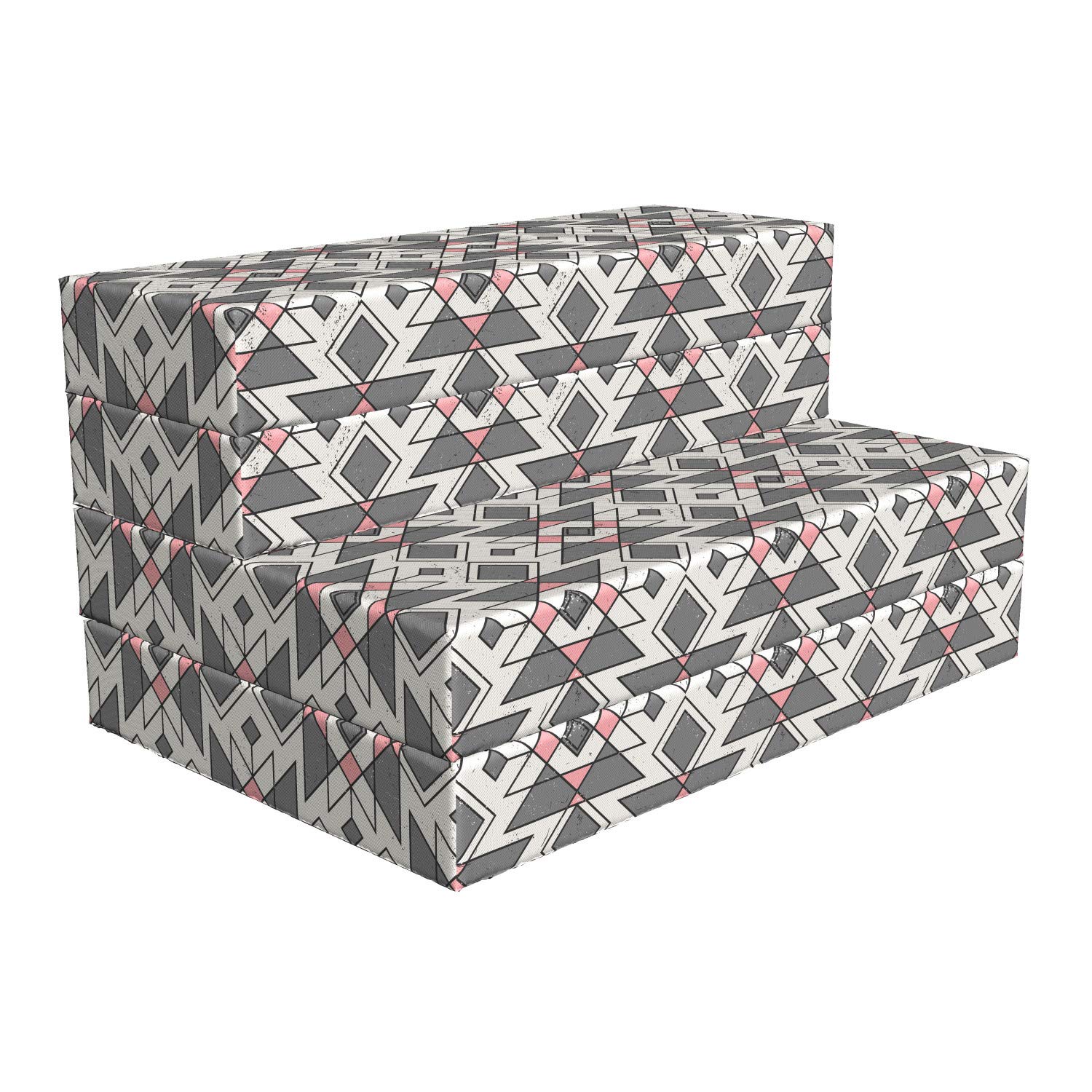 Ambesonne Abstract Geometric Aztec Ethnic Foldable Mattress - 74.8