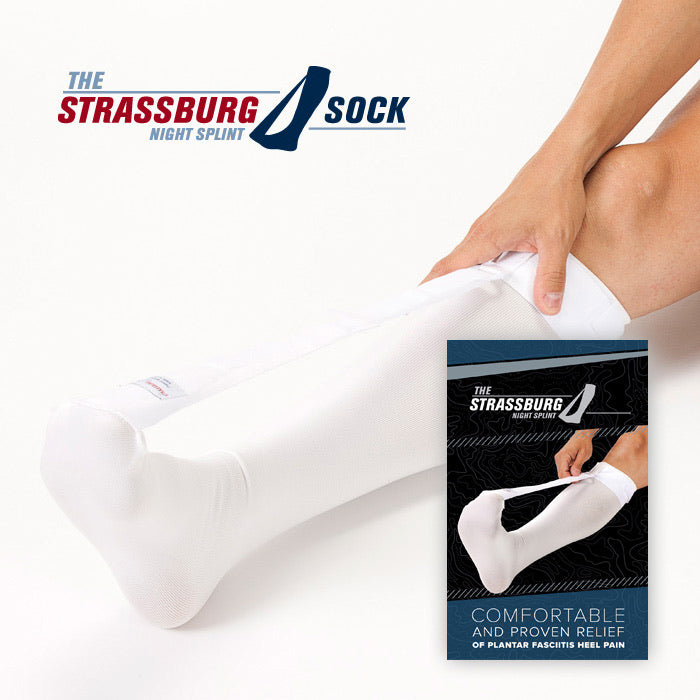 The Strassburg Sock - Best Nighttime Foot Support for Plantar Fasciitis & Heel Pain Relief - Perfect for Runners, Athletes & Active Lifestyles