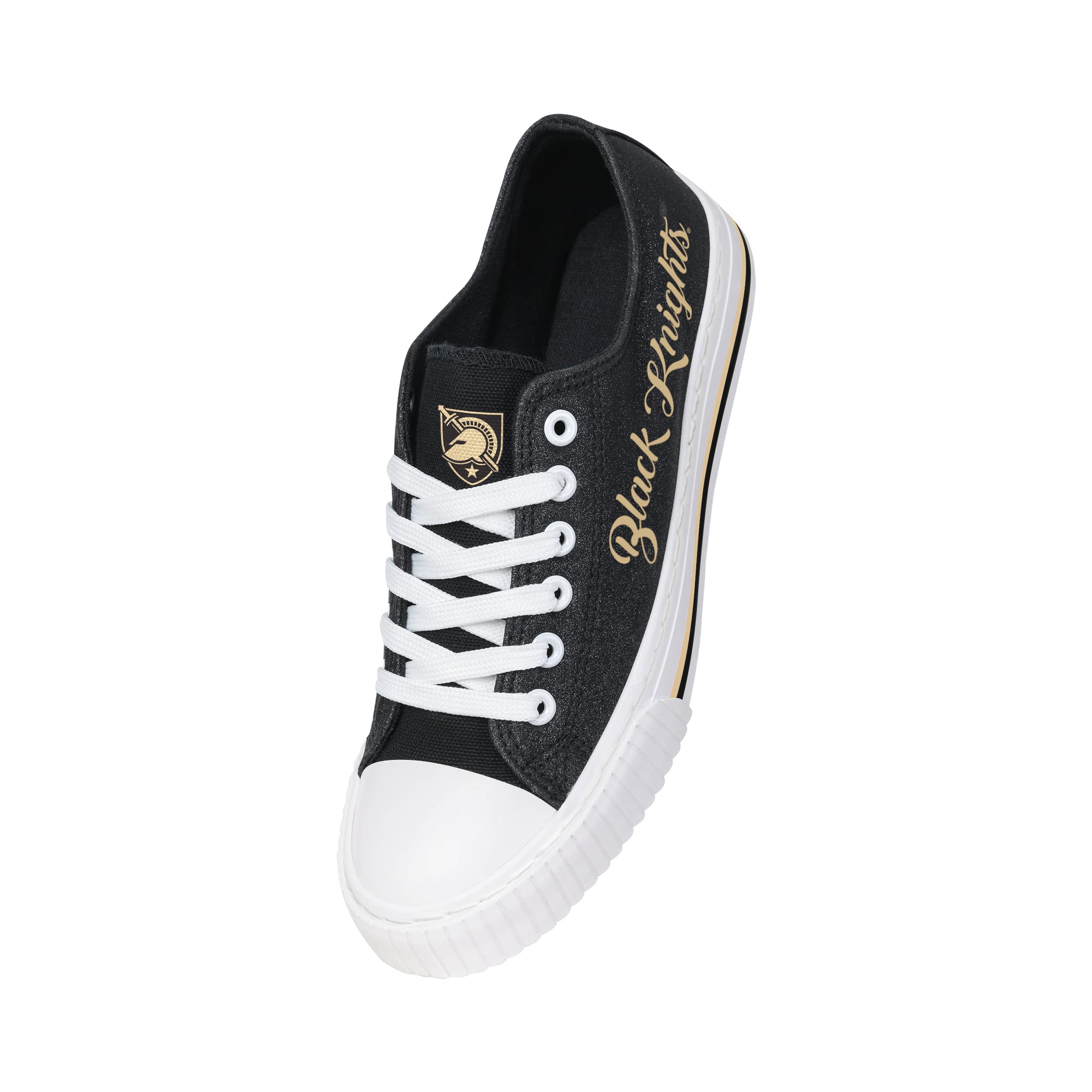 FOCO Women's NCAA Team Logo Low Top Canvas Sneakers - Comfortable Casual Shoes for College Fans | Perfect for Game Day, Campus Wear & Everyday Fashion