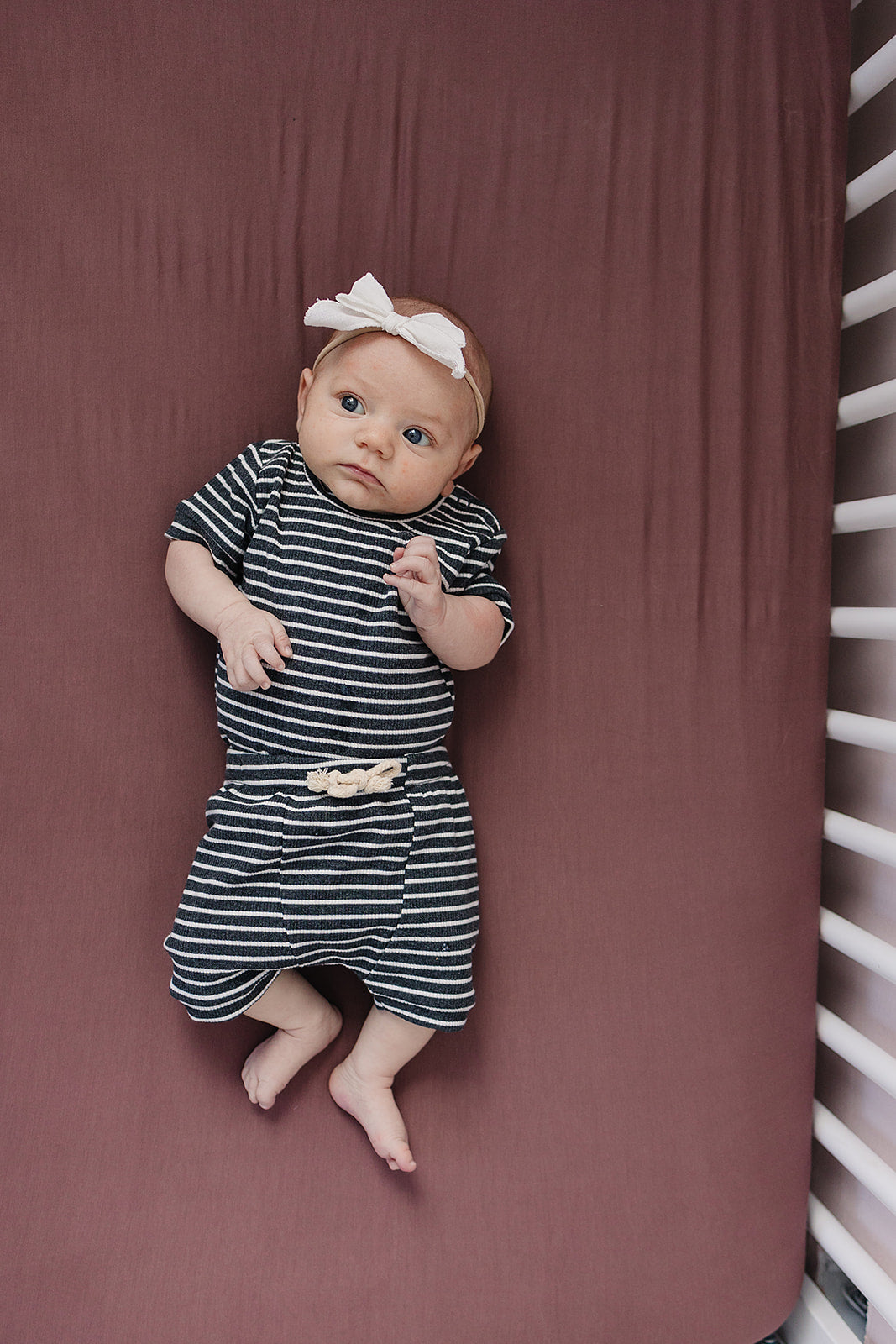 Organic Bamboo Crib Sheet - Soft, Breathable & Stretchy Fitted Crib Mattress Cover for Baby - Perfect for Nursery, Daycare & Travel Use