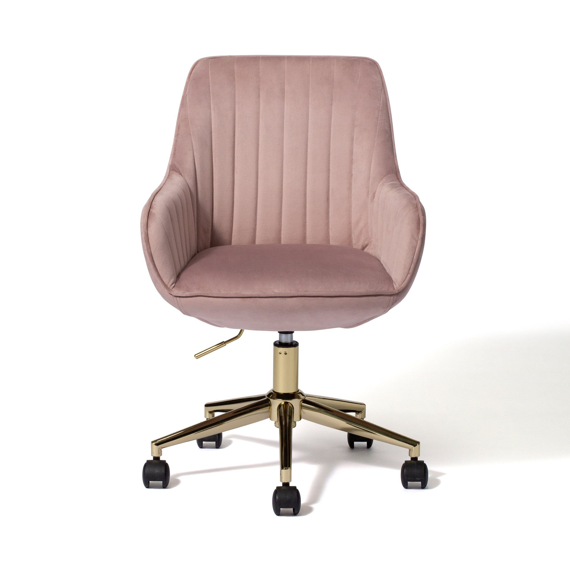Eldorado Ergonomic Pink Desk Chair - Adjustable Height (W530 x D540 x H800) - Perfect for Home Office, Gaming & Study