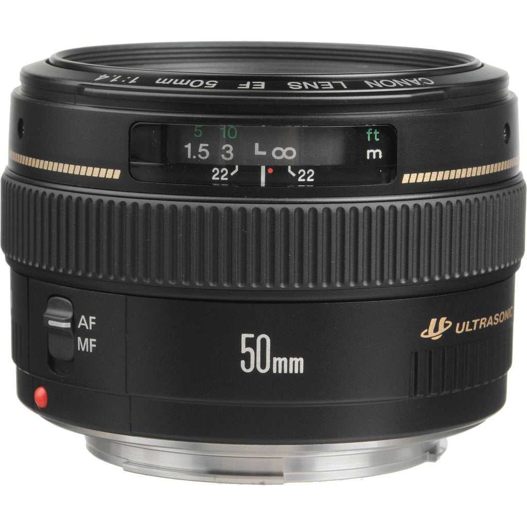 Canon EF 50mm f/1.4 USM & EF 17-40mm f/4L USM Lens Kit - Professional DSLR Camera Lens Bundle for Portrait, Landscape & Travel Photography