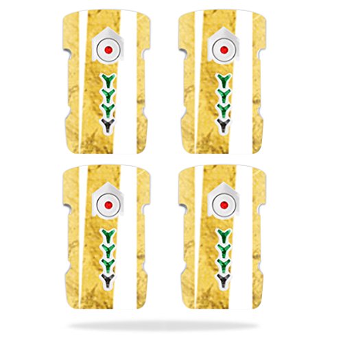 DJI Inspire 1 Battery Skin Wrap (4 Pack) - Gold Rays Design Protective Cover Sticker | Compatible with DJI Inspire 1 Drone Batteries | Perfect for Customization and Scratch Protection