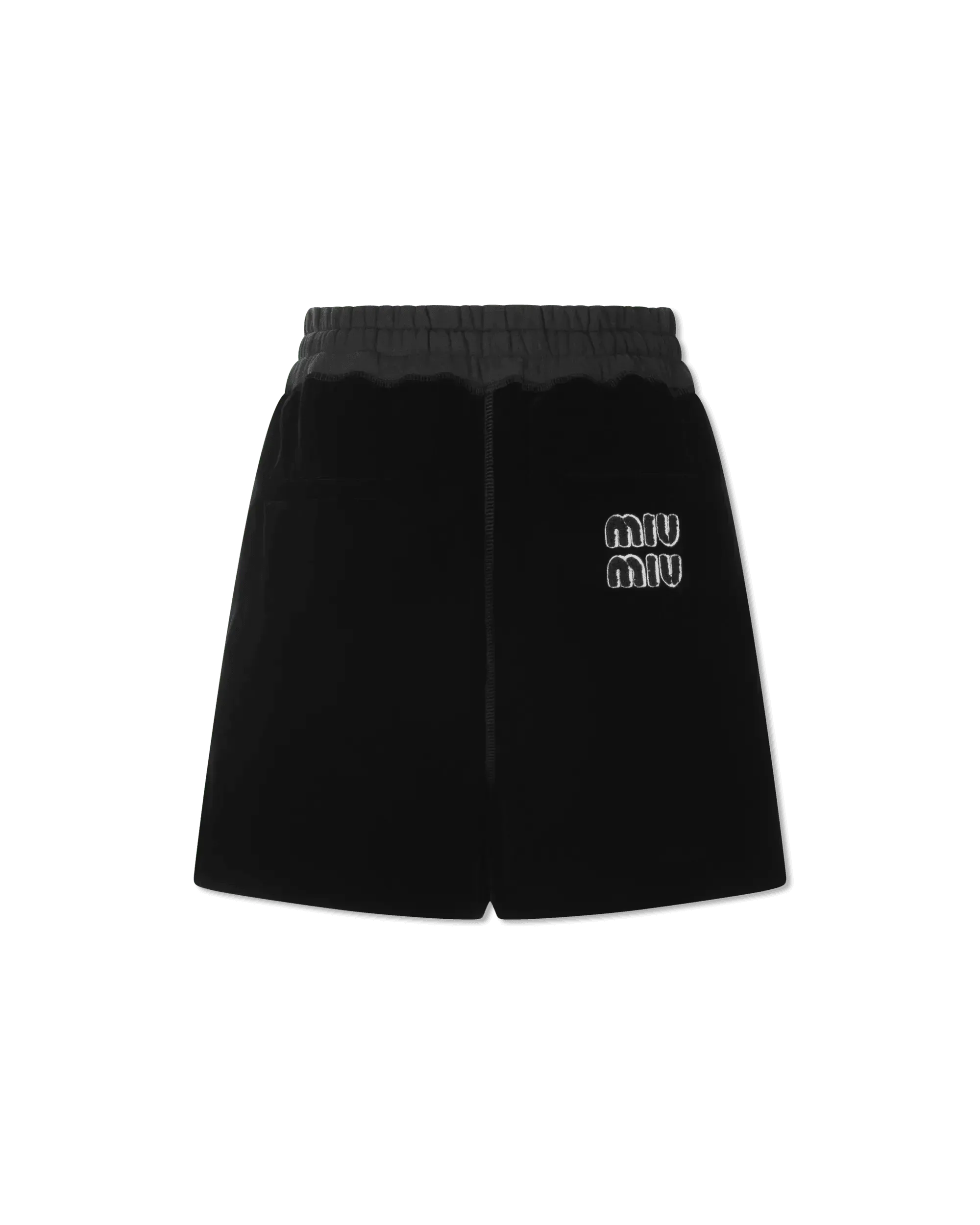 Embroidered Velvet Shorts for Women - Soft & Comfortable High Waist Summer Shorts - Casual & Lounge Wear for Home, Outing, and Vacation
