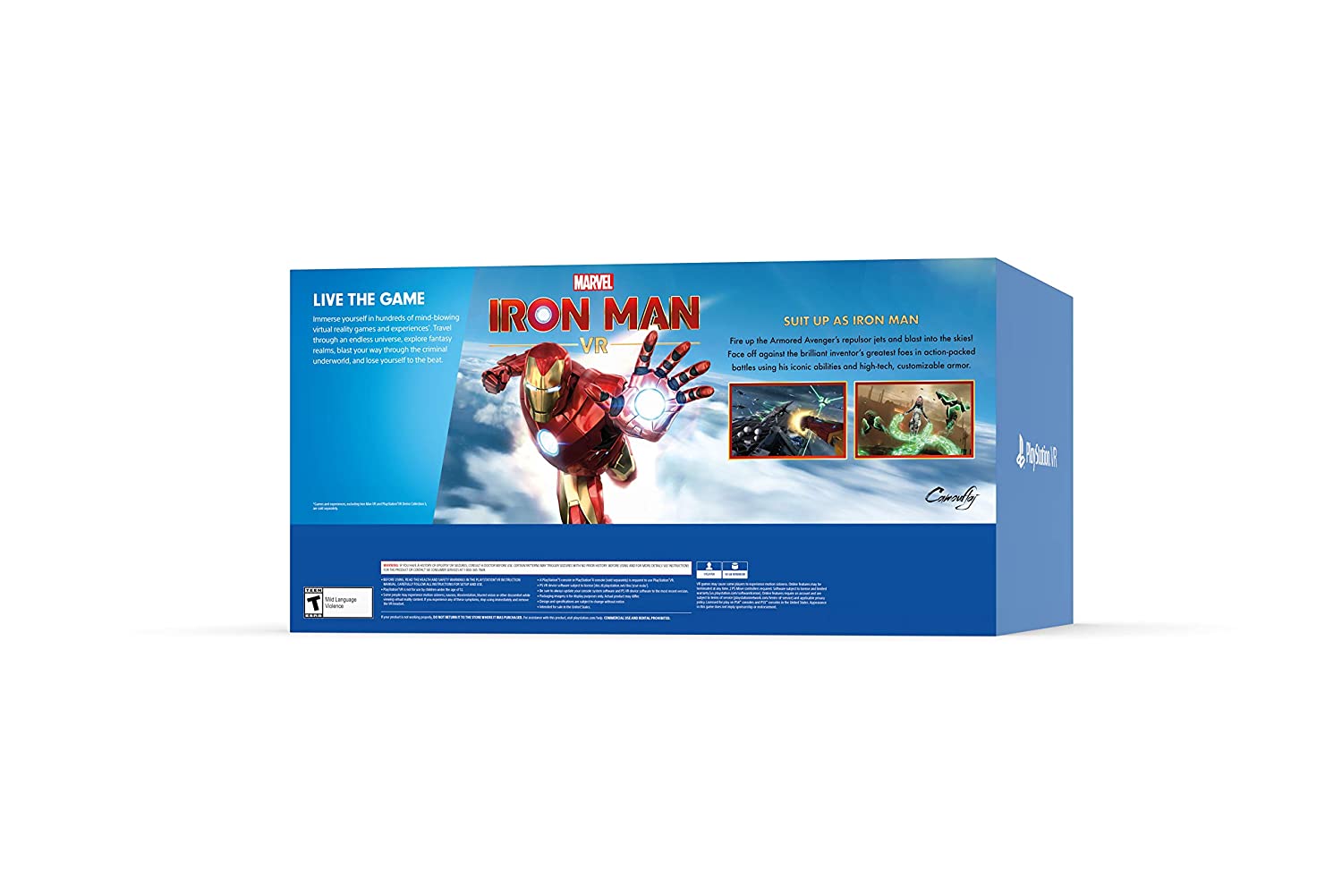 PlayStation VR Marvel's Iron Man VR Bundle - Virtual Reality Headset for Gaming | Immersive Superhero Experience | Perfect for Marvel Fans & VR Enthusiasts