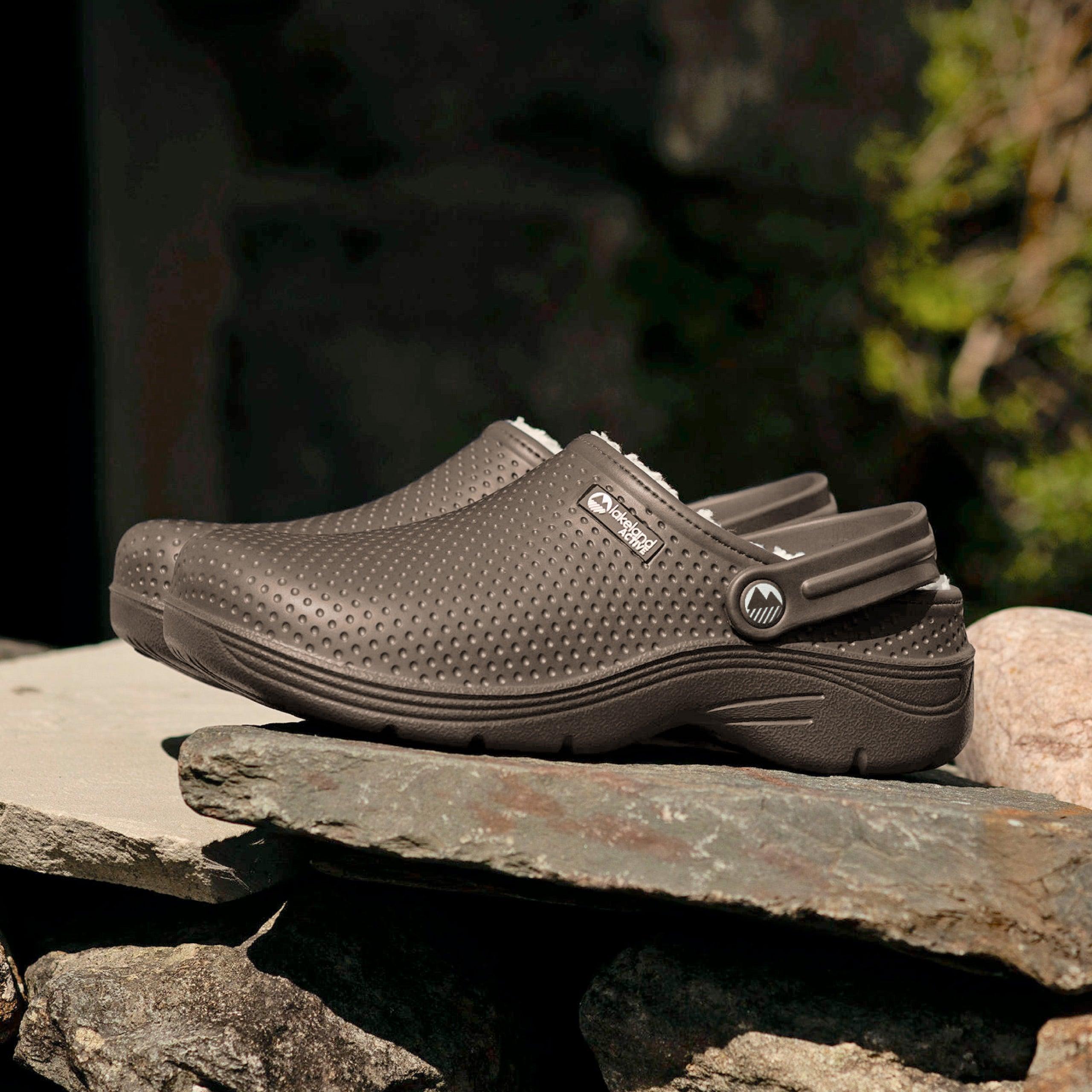 Men's Thermal Fleece Lined Dockray Clogs - Warm Winter House Shoes for Indoor & Outdoor Comfort - Perfect for Home, Garden, and Quick Errands
