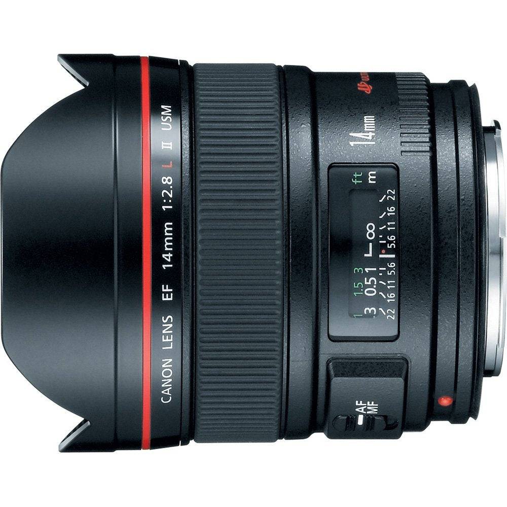 Canon EF 14mm f/2.8L II USM Ultra Wide Angle Lens for Landscape, Architecture & Astrophotography - Professional Full Frame DSLR Camera Lens with Fast Autofocus