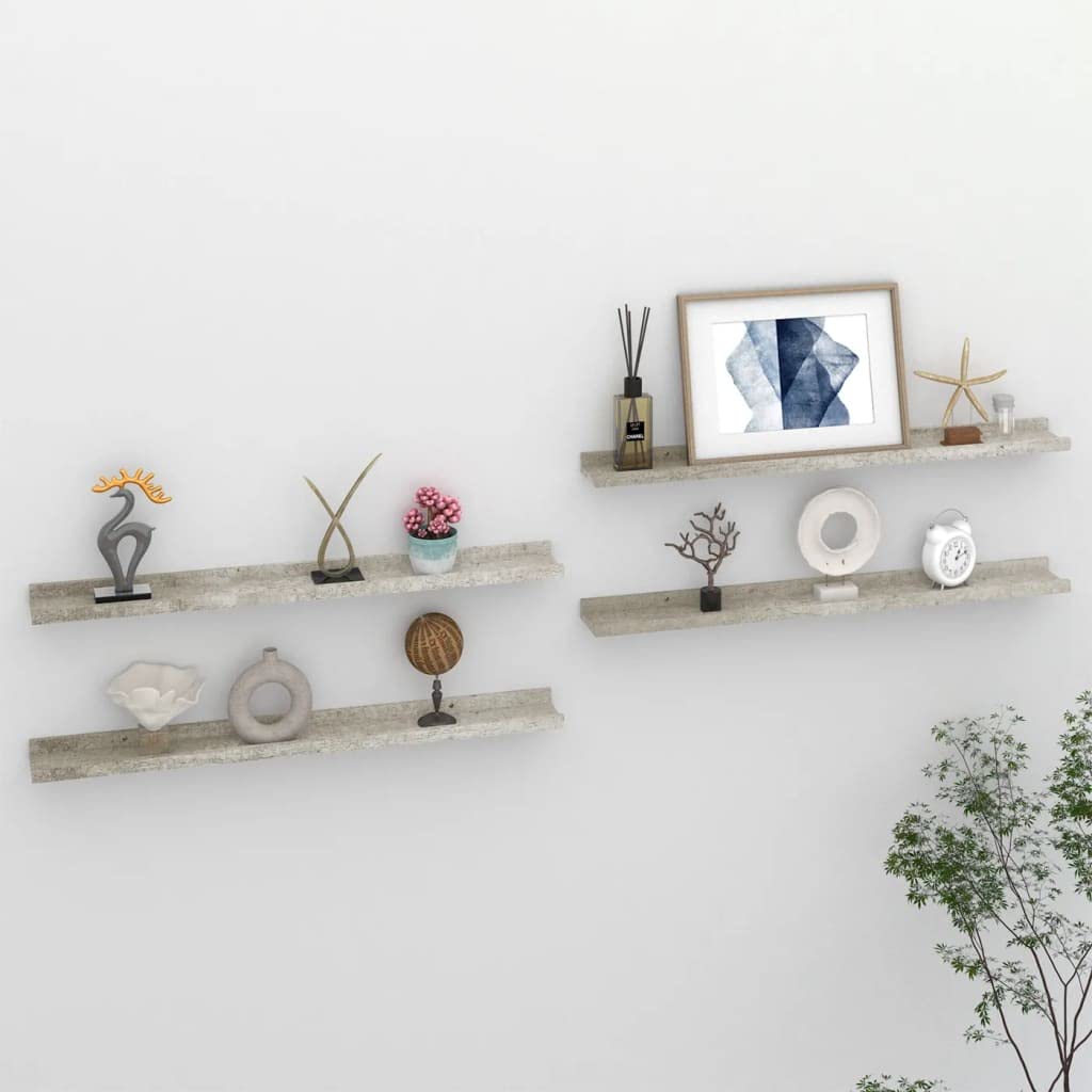 Floating Wall Shelves Set of 4 - 31.5