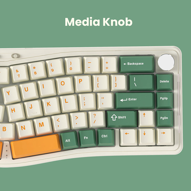 Ajazz AKS068 Alice VIA Mechanical Keyboard - 60% Wired Gaming Keyboard with Hot-Swappable Switches, RGB Backlit, Ergonomic Design for PC/Mac - Perfect for Gaming, Typing & Office Work