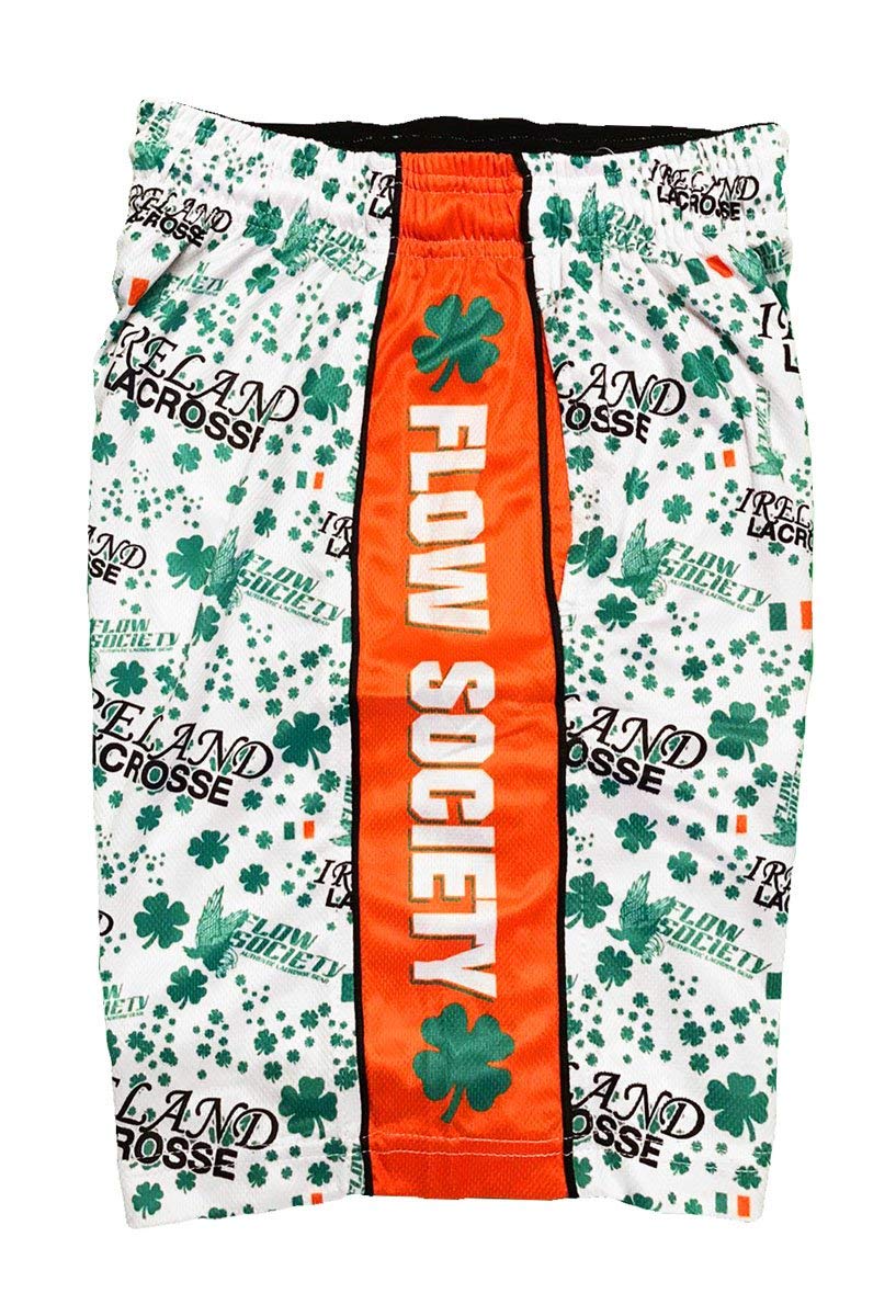 Flow Society Men's Shamrock Athletic Shorts - Breathable Quick-Dry Workout Shorts for Running, Gym & Casual Wear