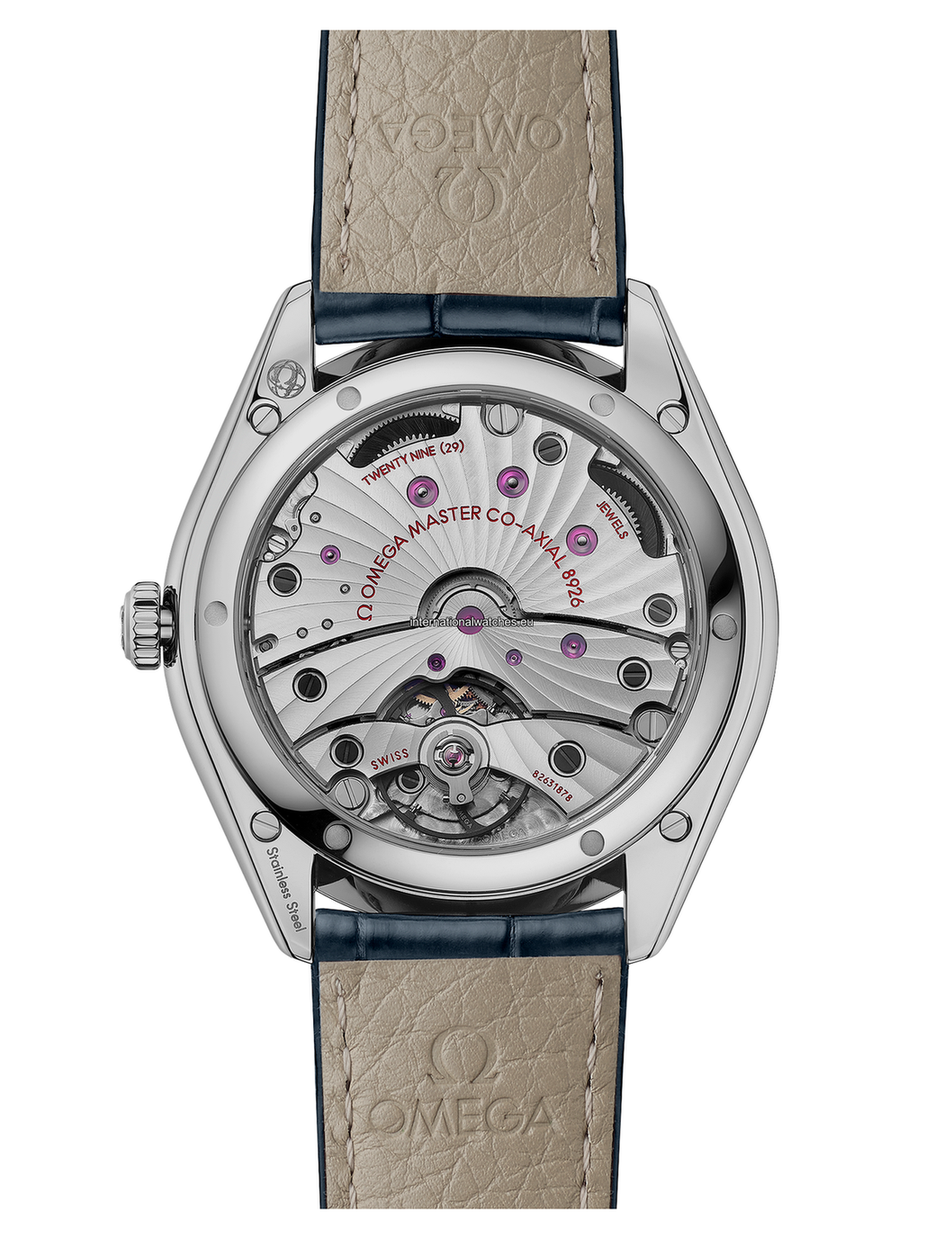Omega De Ville Trésor 40mm Men's Luxury Watch - Stainless Steel Case with Leather Strap 435.13.40.21.03.002 - Perfect for Business, Formal Events & Special Occasions