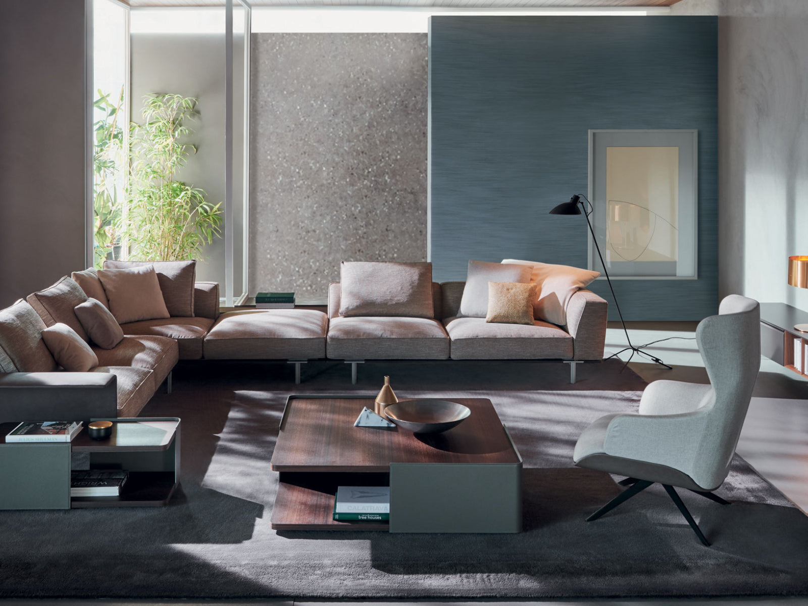 Modern Hubert Coffee Table - Mid Century Design, Solid Wood, Living Room Furniture for Home Decor | Perfect for Living Room, Lounge, Office & Small Spaces