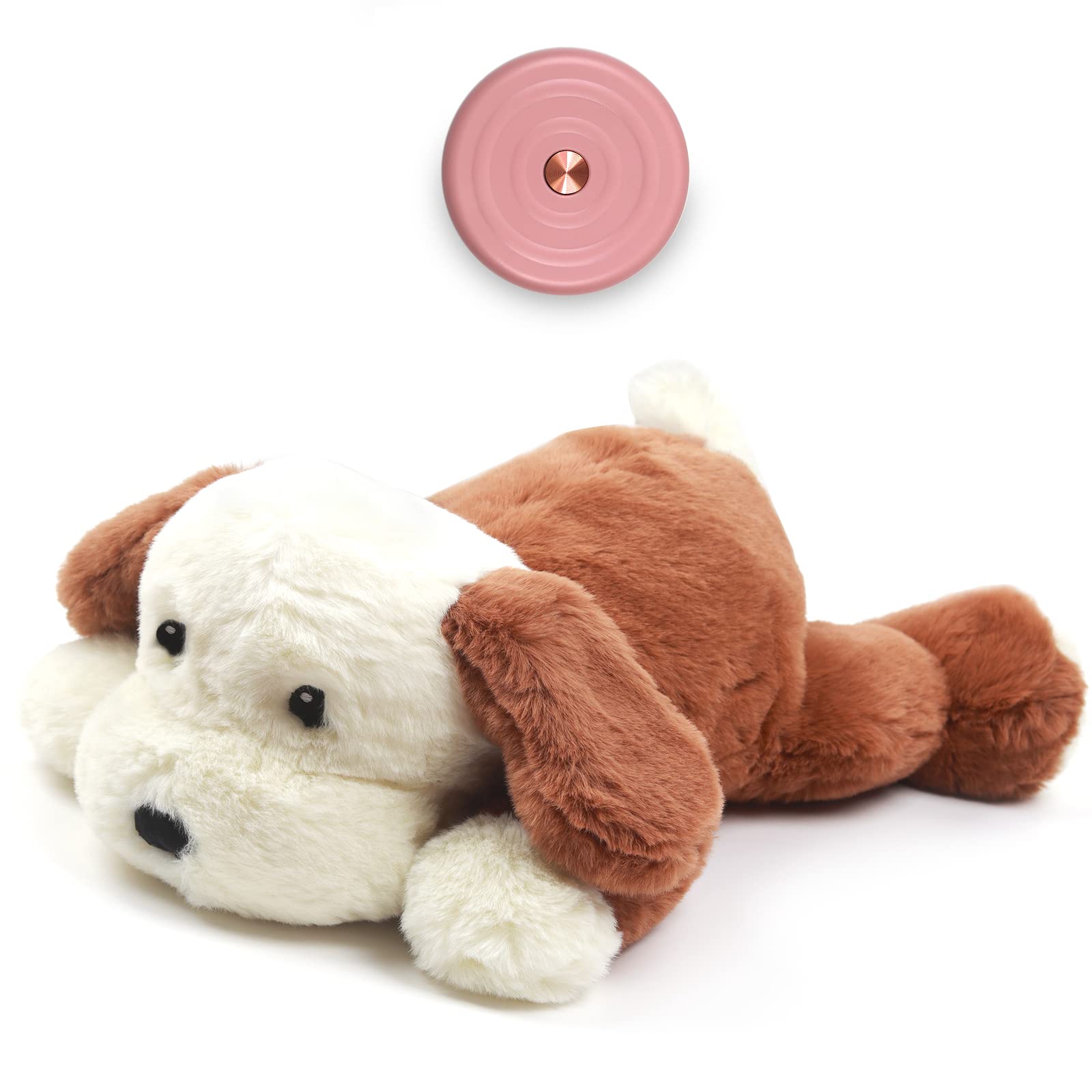 Calming Heartbeat Puppy Toy for Anxiety Relief - Sleep Aid & Separation Soother for Dogs - Perfect for Small to Large Breeds at Home or Travel
