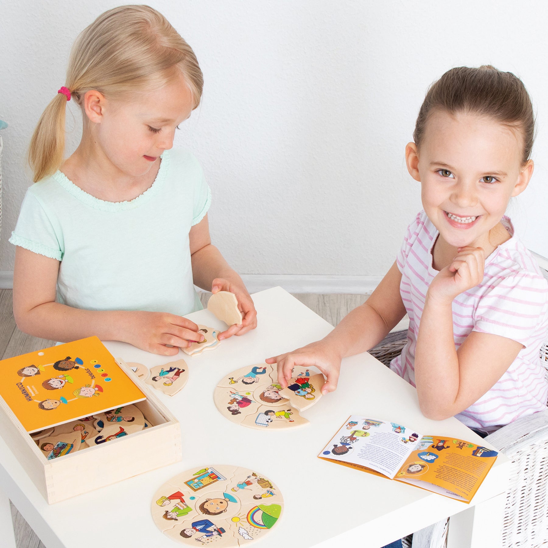 Beleduc Humanico Emotions Puzzles - Social Emotional Learning Game for Kids - Enhance Emotional Intelligence & Social Skills at Home or School
